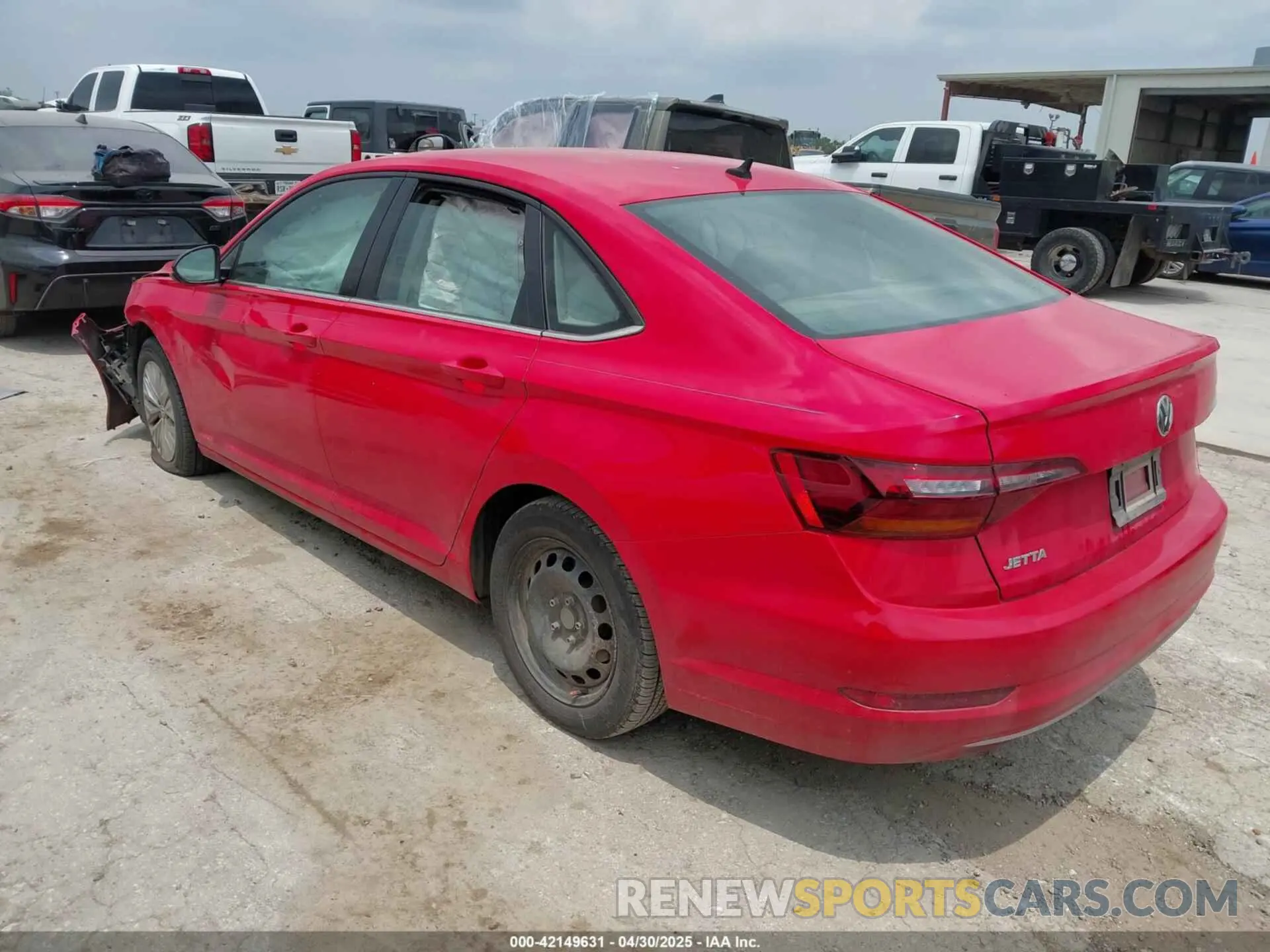 3 Photograph of a damaged car 3VWC57BU5KM137343 VOLKSWAGEN JETTA 2019