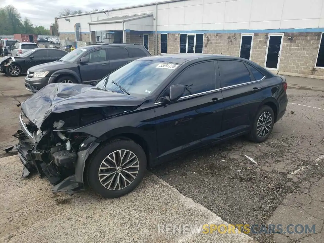 1 Photograph of a damaged car 3VWC57BU5KM202739 VOLKSWAGEN JETTA 2019