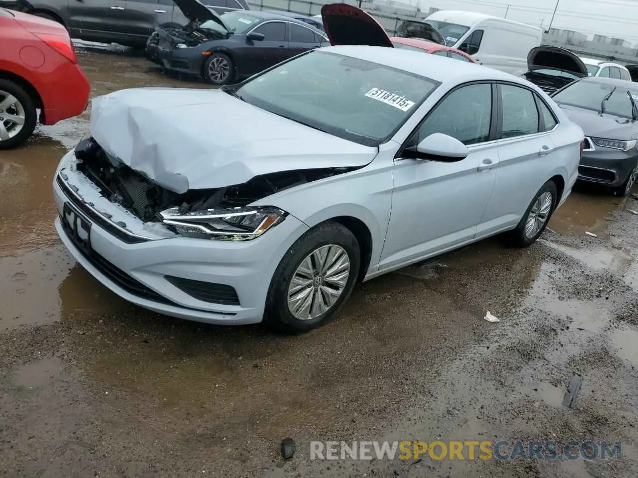 1 Фотография поврежденного автомобиля 3VWC57BU6KM040314 VOLKSWAGEN JETTA 2019