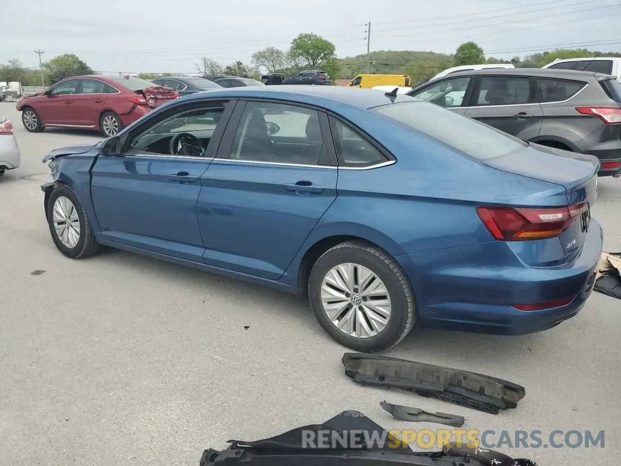 2 Photograph of a damaged car 3VWC57BU6KM186907 VOLKSWAGEN JETTA 2019