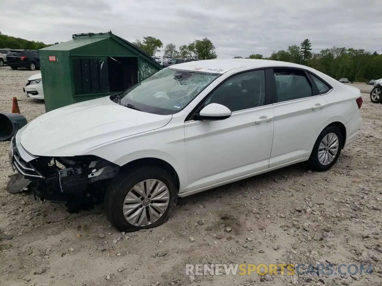 1 Photograph of a damaged car 3VWC57BU6KM222434 VOLKSWAGEN JETTA 2019