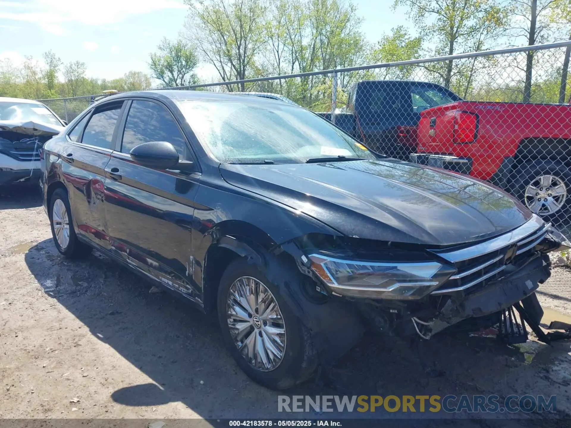 1 Photograph of a damaged car 3VWC57BU7KM188438 VOLKSWAGEN JETTA 2019