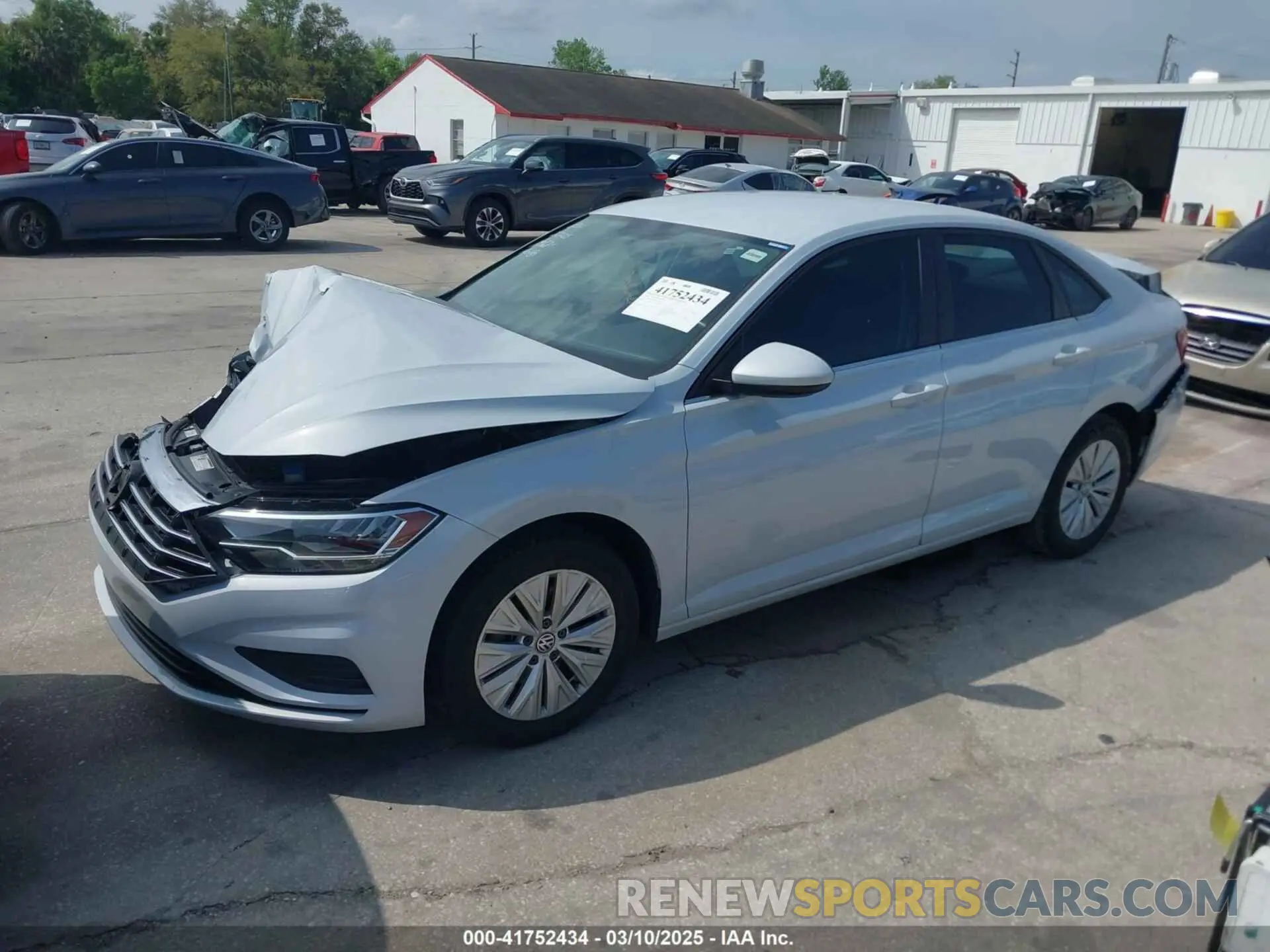 2 Photograph of a damaged car 3VWC57BU8KM032960 VOLKSWAGEN JETTA 2019