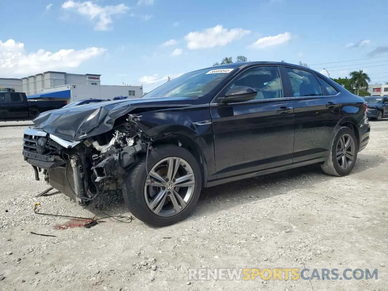 1 Photograph of a damaged car 3VWC57BU8KM058975 VOLKSWAGEN JETTA 2019