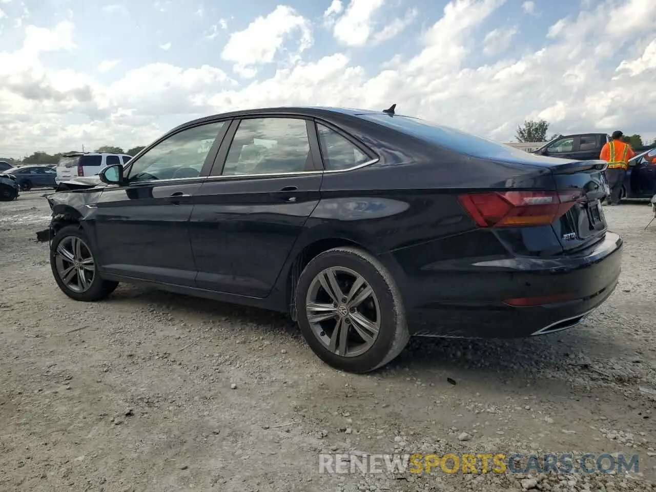 2 Photograph of a damaged car 3VWC57BU8KM058975 VOLKSWAGEN JETTA 2019
