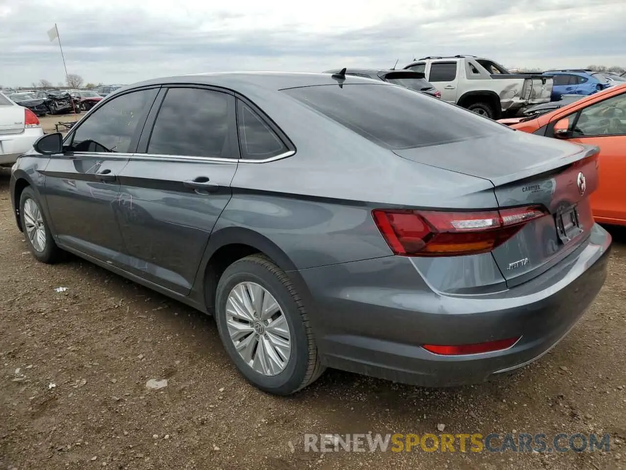 2 Photograph of a damaged car 3VWC57BU9KM134543 VOLKSWAGEN JETTA 2019