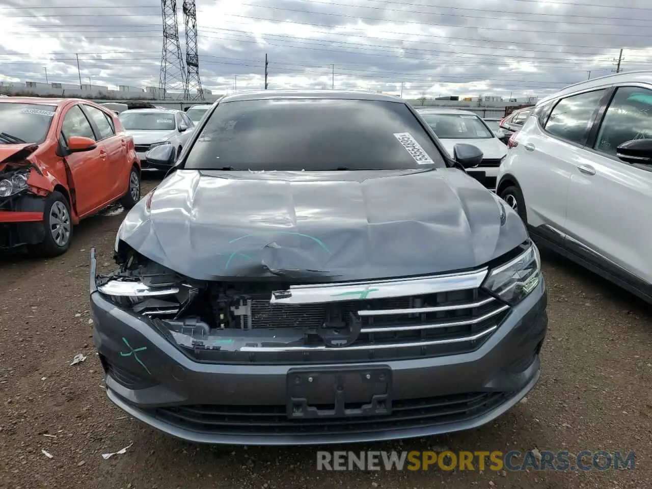 5 Photograph of a damaged car 3VWC57BU9KM134543 VOLKSWAGEN JETTA 2019