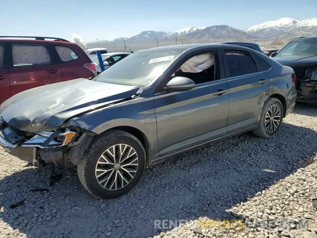 1 Photograph of a damaged car 3VWC57BU9KM150595 VOLKSWAGEN JETTA 2019