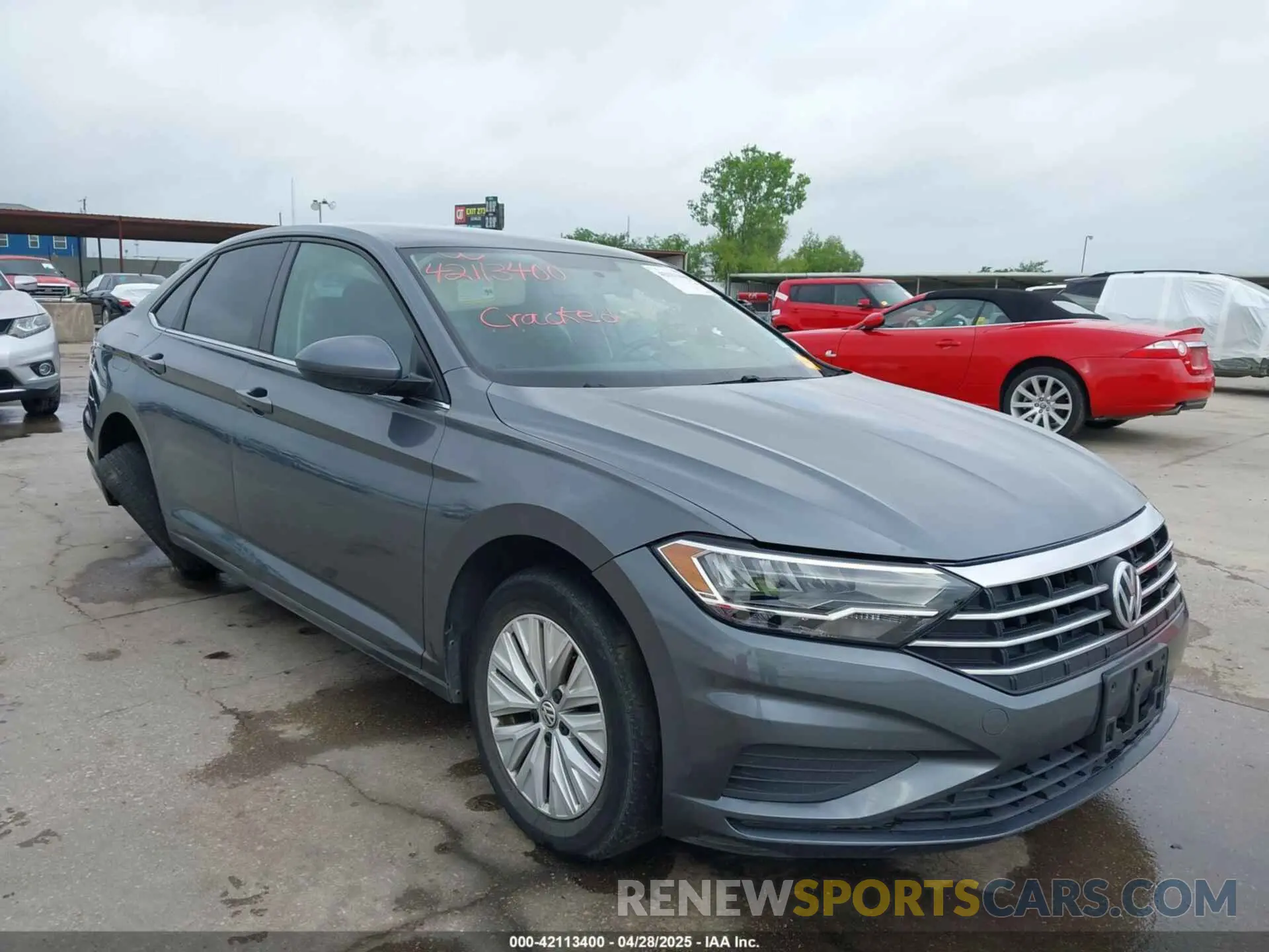 1 Photograph of a damaged car 3VWC57BUXKM023161 VOLKSWAGEN JETTA 2019