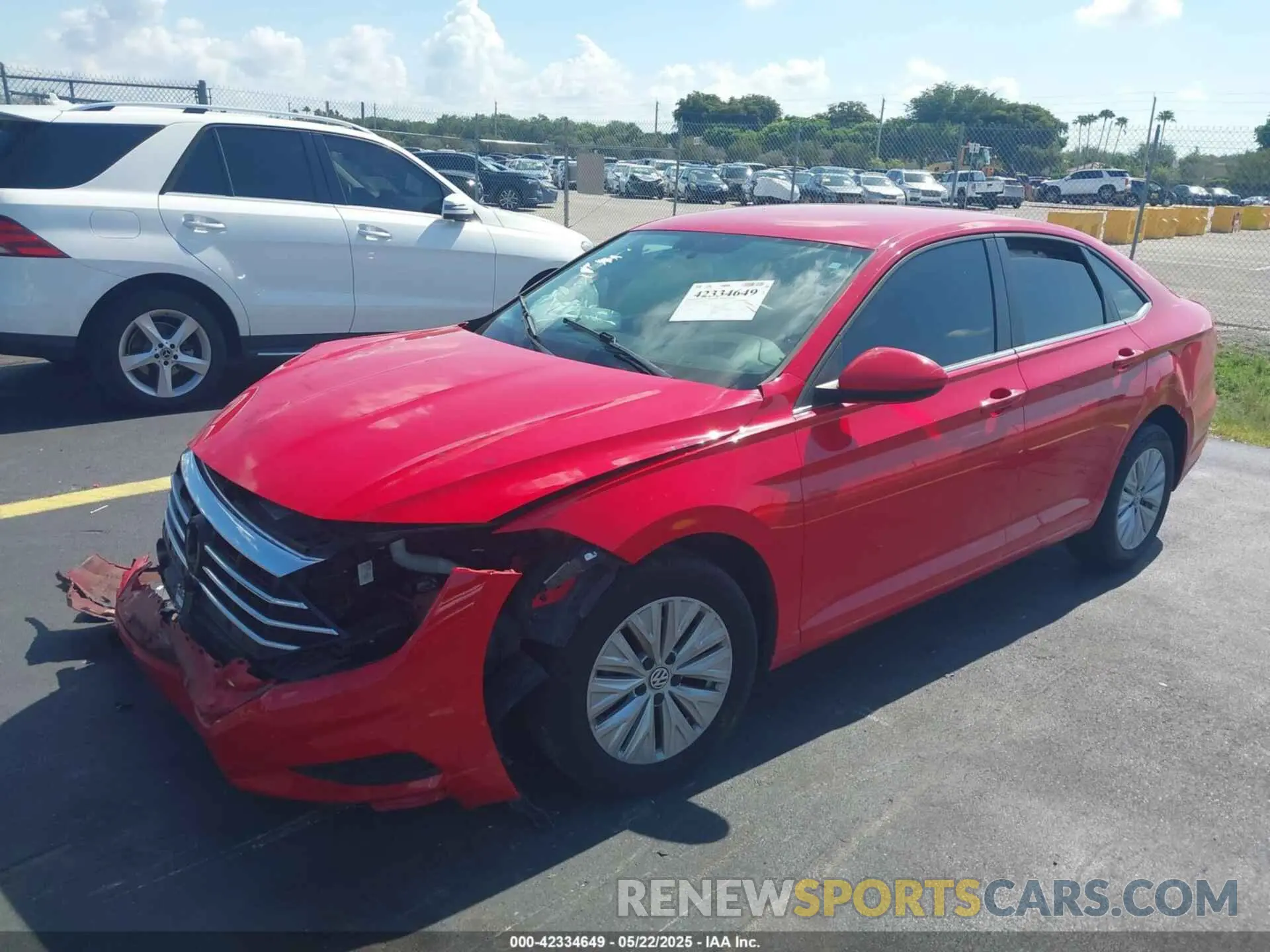 2 Photograph of a damaged car 3VWC57BUXKM029610 VOLKSWAGEN JETTA 2019