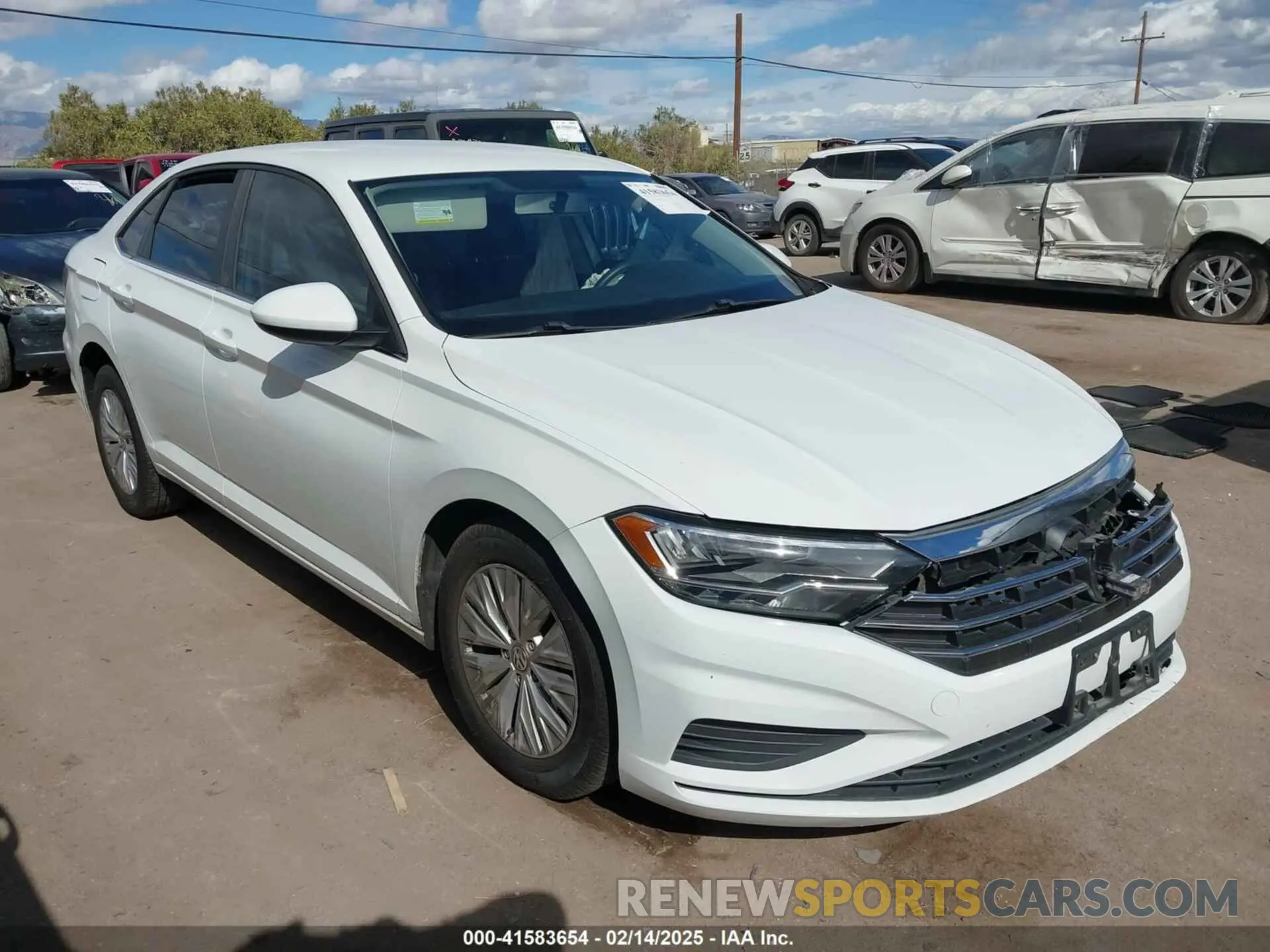 1 Photograph of a damaged car 3VWC57BUXKM064244 VOLKSWAGEN JETTA 2019