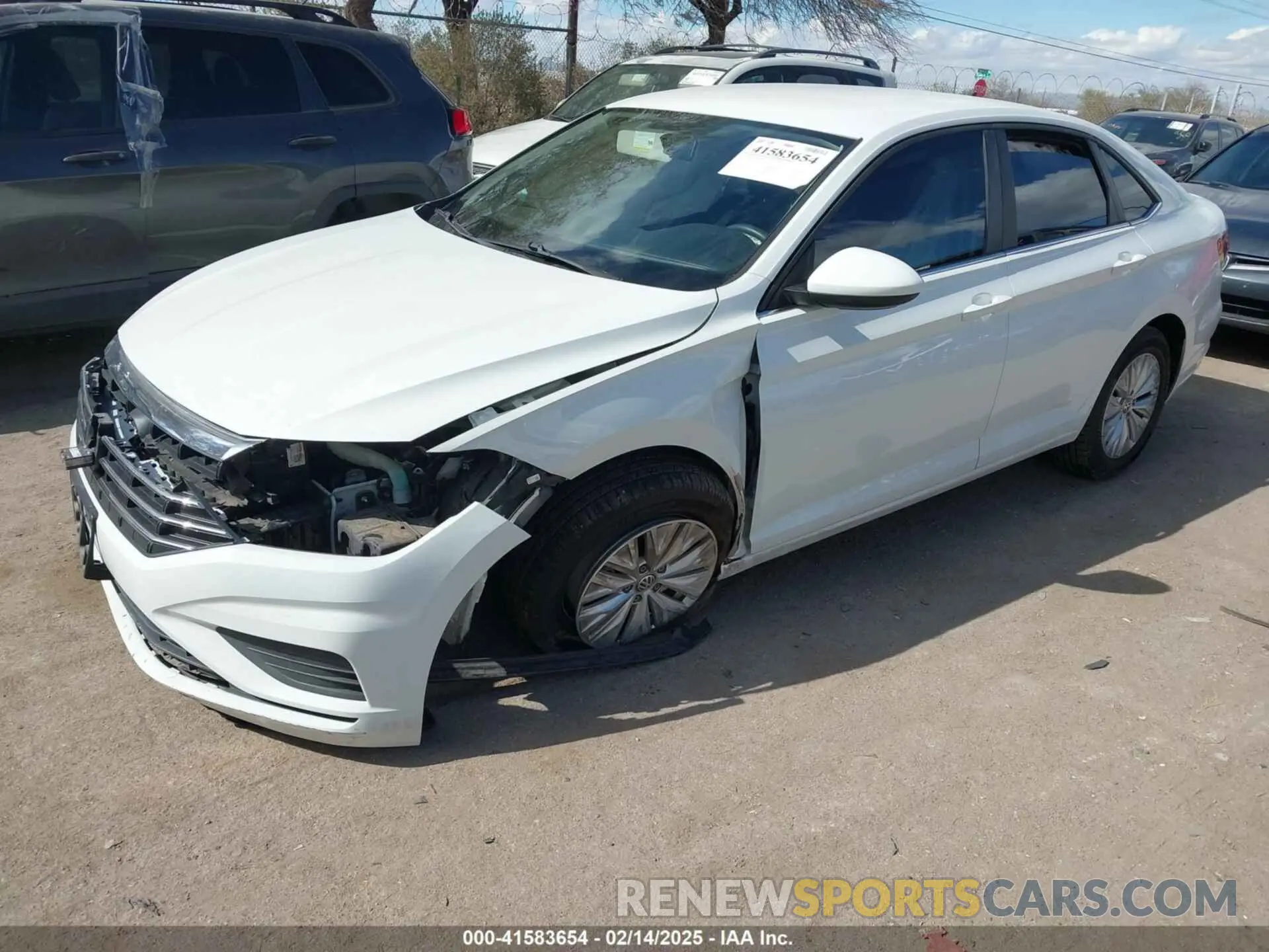 2 Photograph of a damaged car 3VWC57BUXKM064244 VOLKSWAGEN JETTA 2019