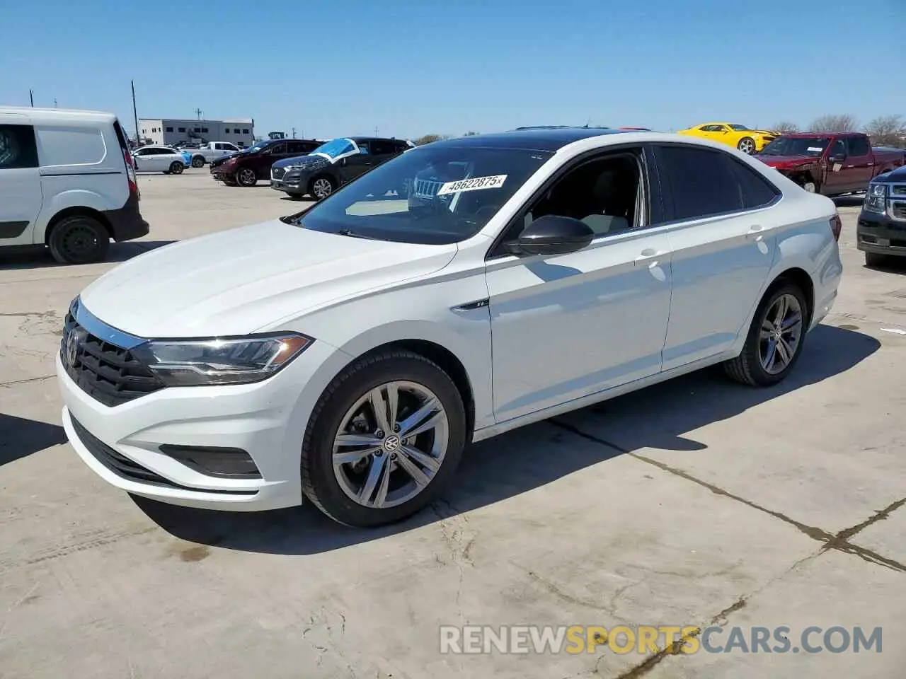 1 Photograph of a damaged car 3VWC57BUXKM087443 VOLKSWAGEN JETTA 2019