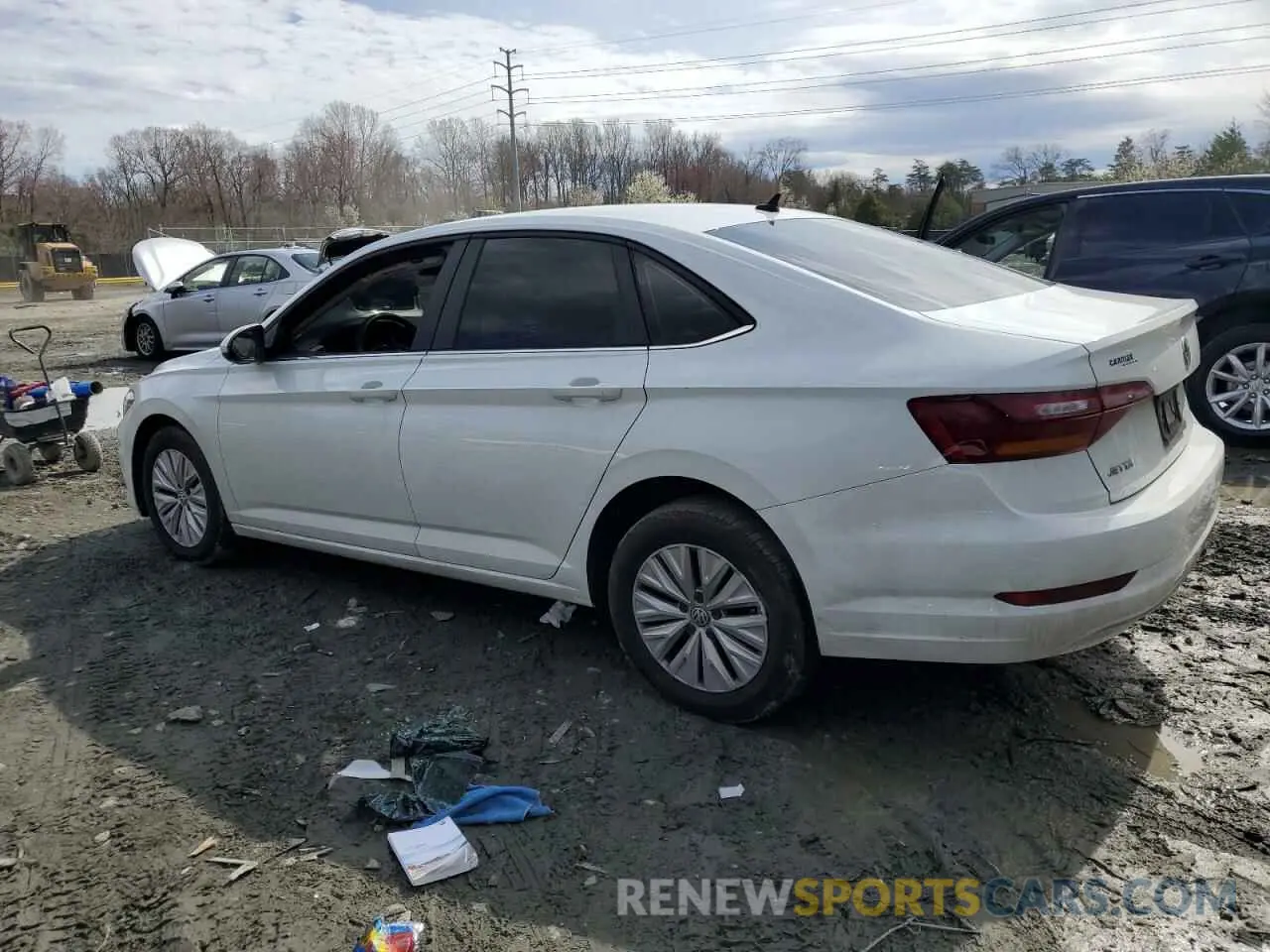 2 Photograph of a damaged car 3VWC57BUXKM171844 VOLKSWAGEN JETTA 2019