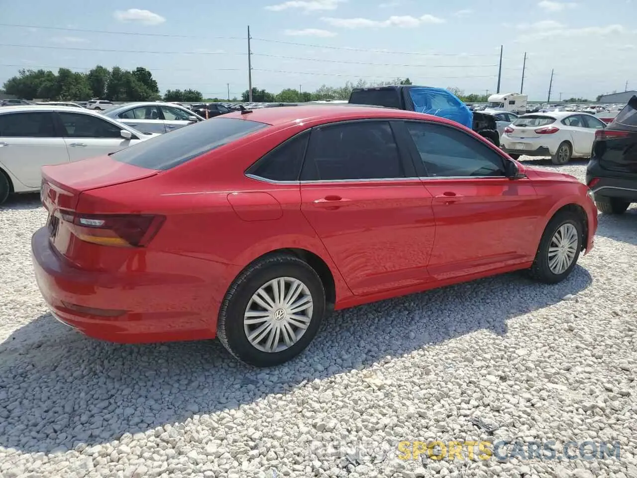 3 Photograph of a damaged car 3VWCB7BU1KM180098 VOLKSWAGEN JETTA 2019