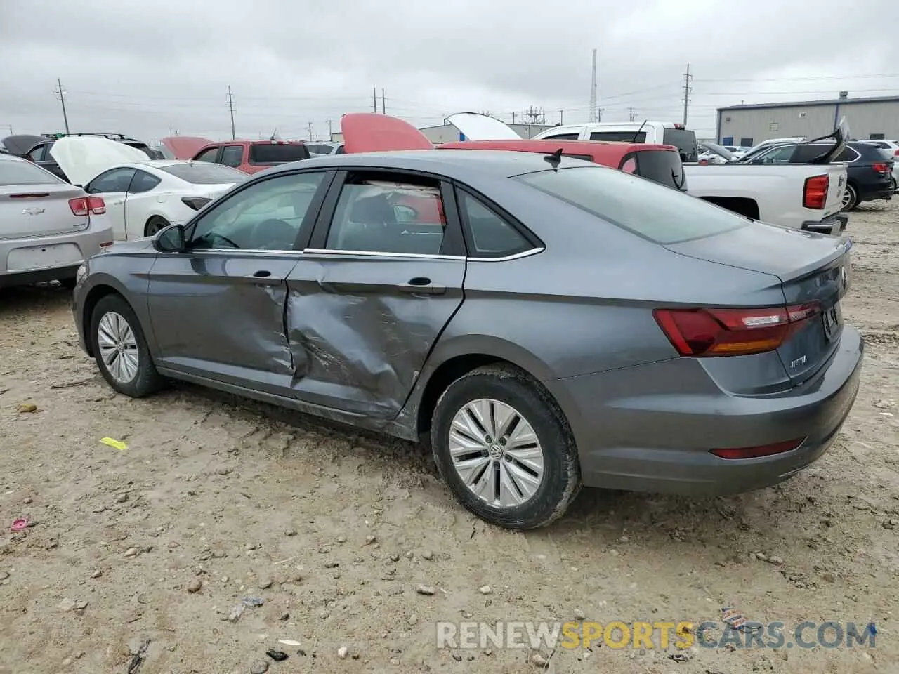 2 Фотография поврежденного автомобиля 3VWCB7BU1KM243992 VOLKSWAGEN JETTA 2019