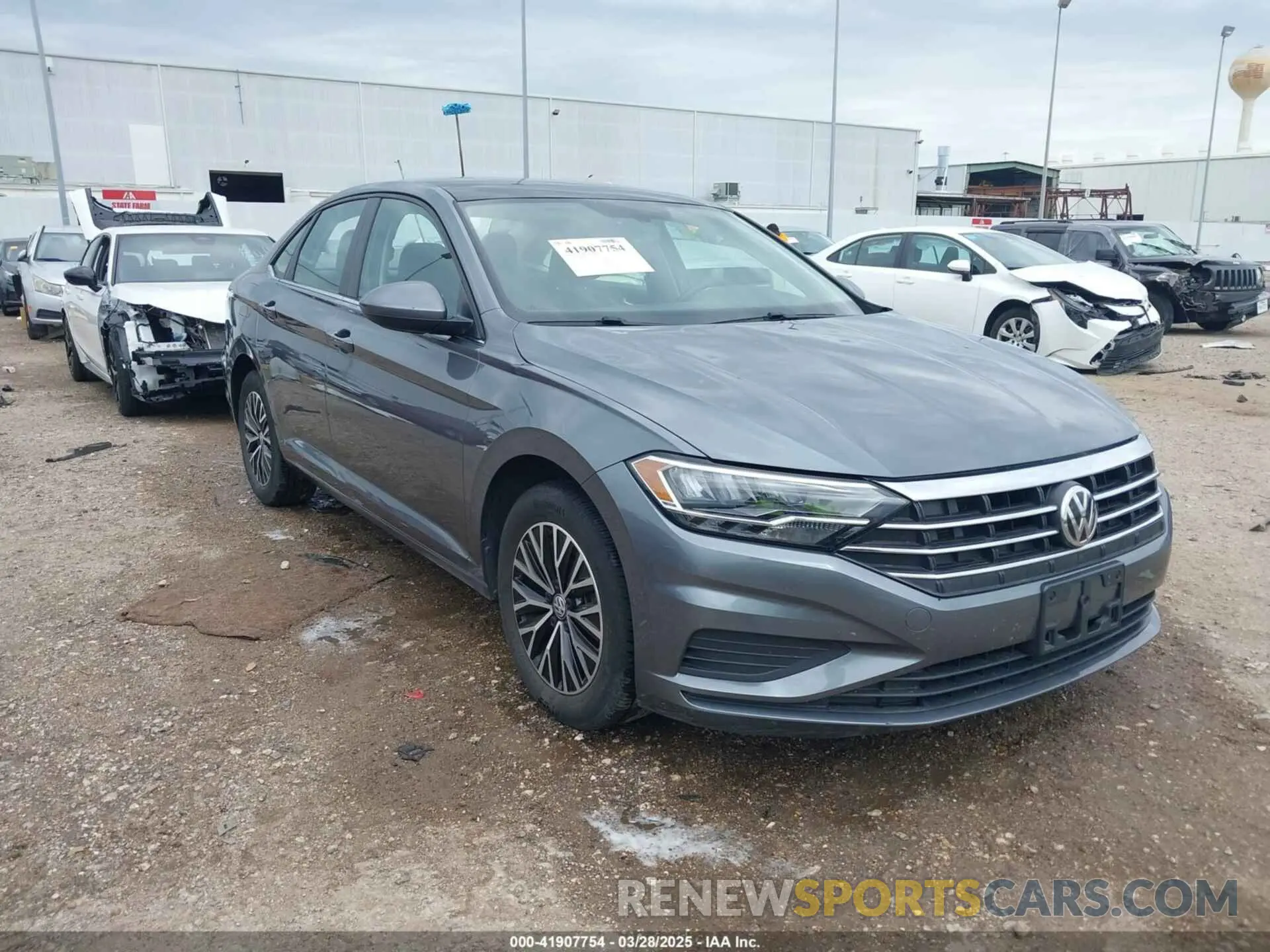 1 Photograph of a damaged car 3VWCB7BU2KM185617 VOLKSWAGEN JETTA 2019