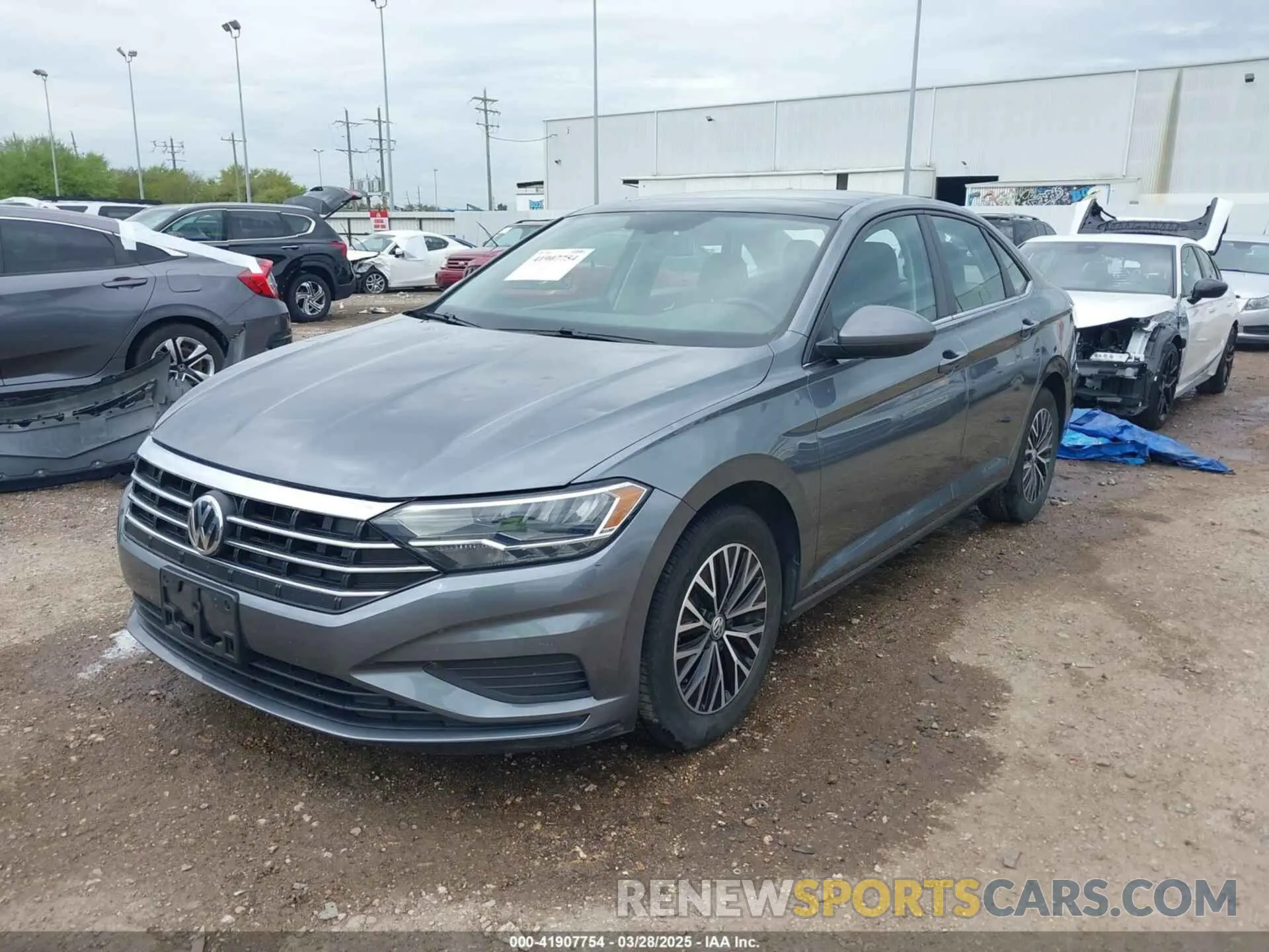 2 Photograph of a damaged car 3VWCB7BU2KM185617 VOLKSWAGEN JETTA 2019