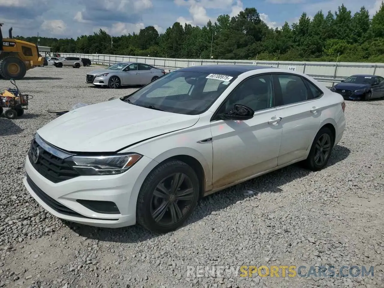 1 Photograph of a damaged car 3VWCB7BU2KM210192 VOLKSWAGEN JETTA 2019