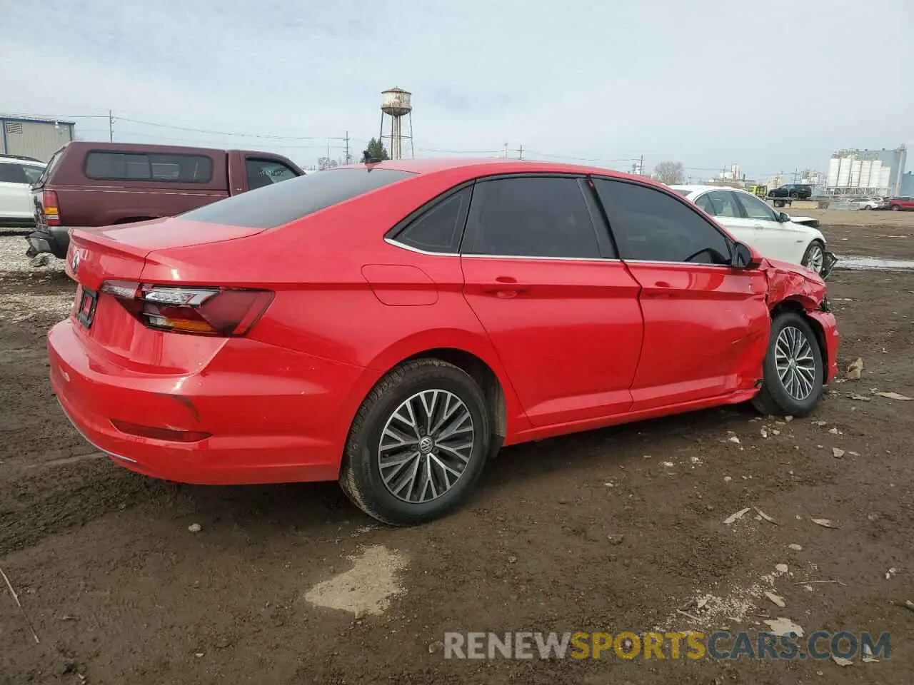 3 Photograph of a damaged car 3VWCB7BU2KM224707 VOLKSWAGEN JETTA 2019