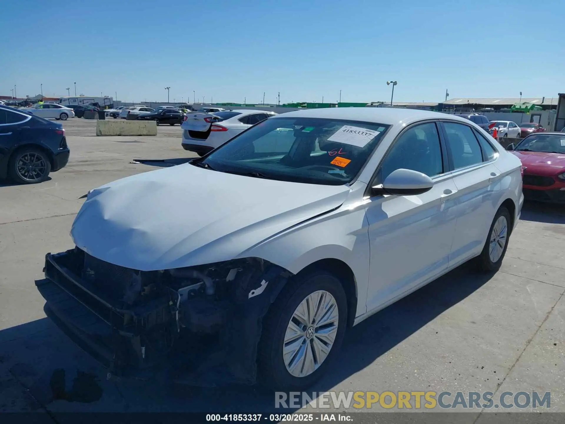 2 Photograph of a damaged car 3VWCB7BU6KM130183 VOLKSWAGEN JETTA 2019