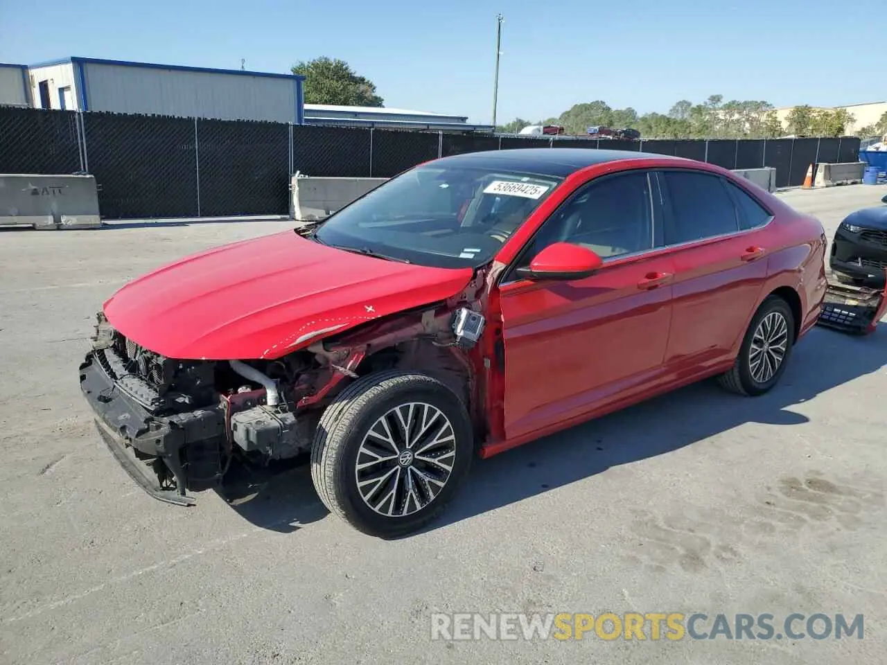 1 Photograph of a damaged car 3VWCB7BU6KM158100 VOLKSWAGEN JETTA 2019