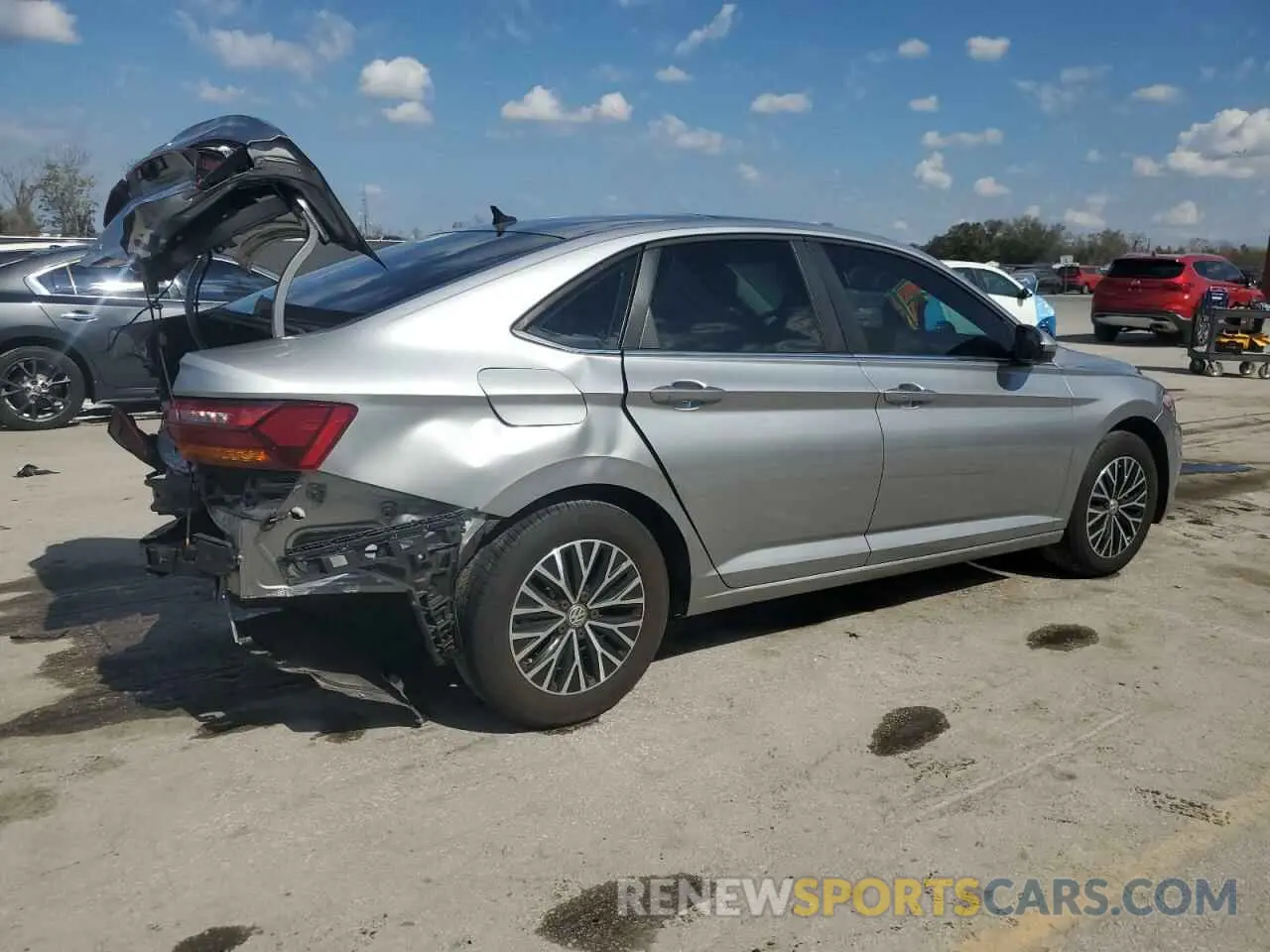 3 Photograph of a damaged car 3VWCB7BU6KM225178 VOLKSWAGEN JETTA 2019