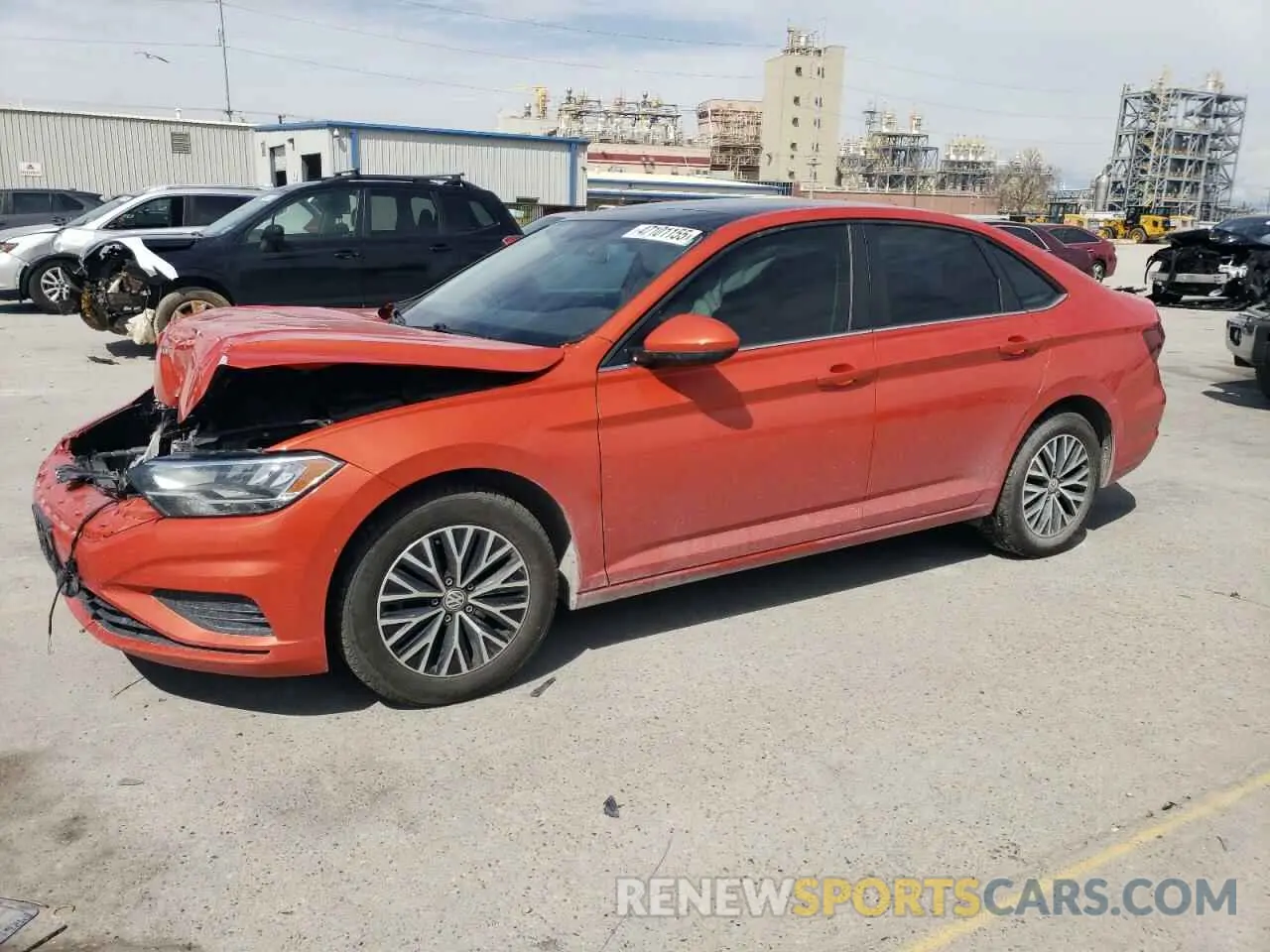 1 Photograph of a damaged car 3VWCB7BU7KM136476 VOLKSWAGEN JETTA 2019