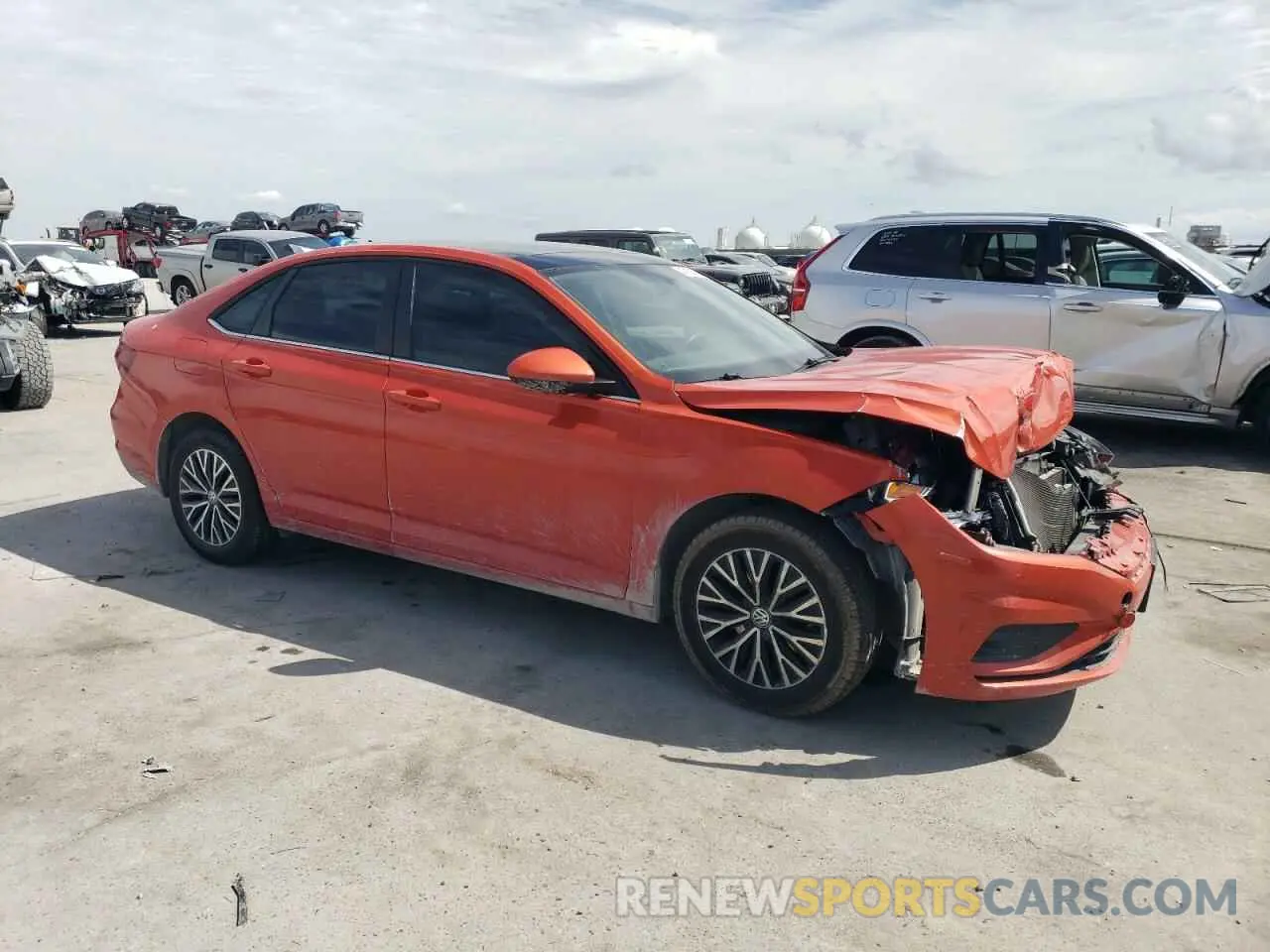 4 Photograph of a damaged car 3VWCB7BU7KM136476 VOLKSWAGEN JETTA 2019