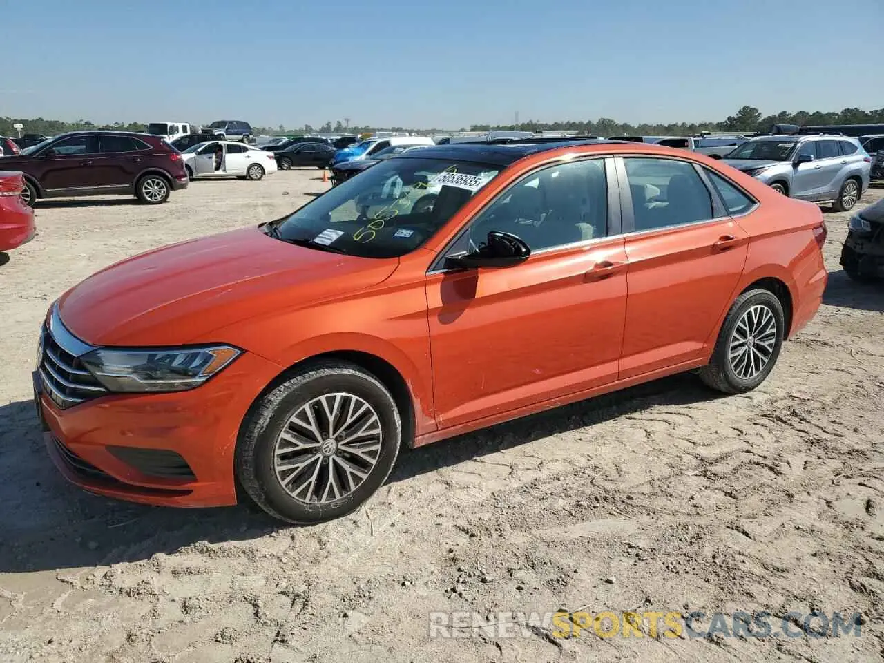 1 Photograph of a damaged car 3VWCB7BU7KM193227 VOLKSWAGEN JETTA 2019