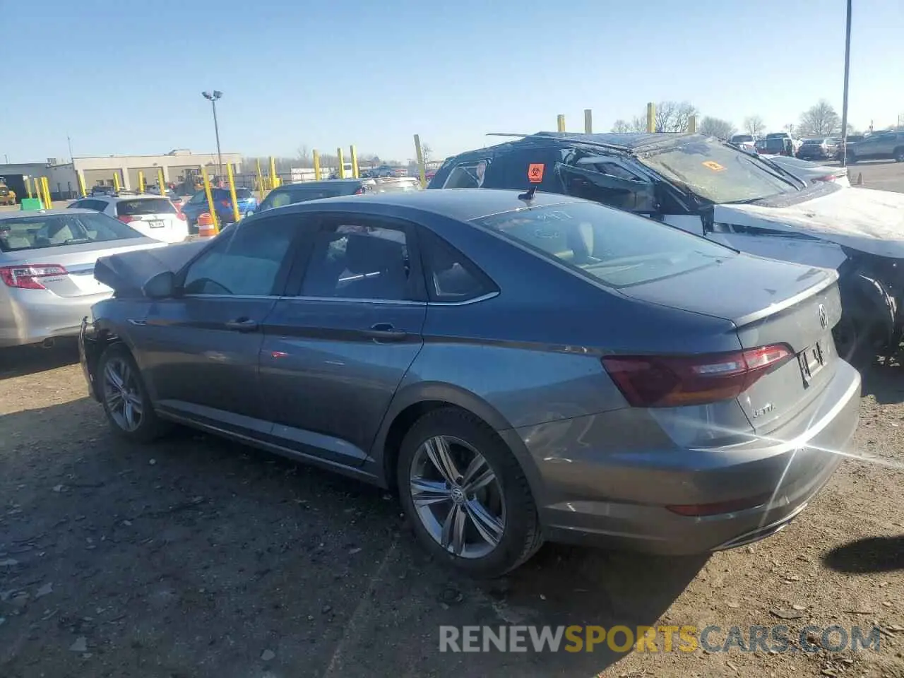 2 Photograph of a damaged car 3VWCB7BU7KM246847 VOLKSWAGEN JETTA 2019