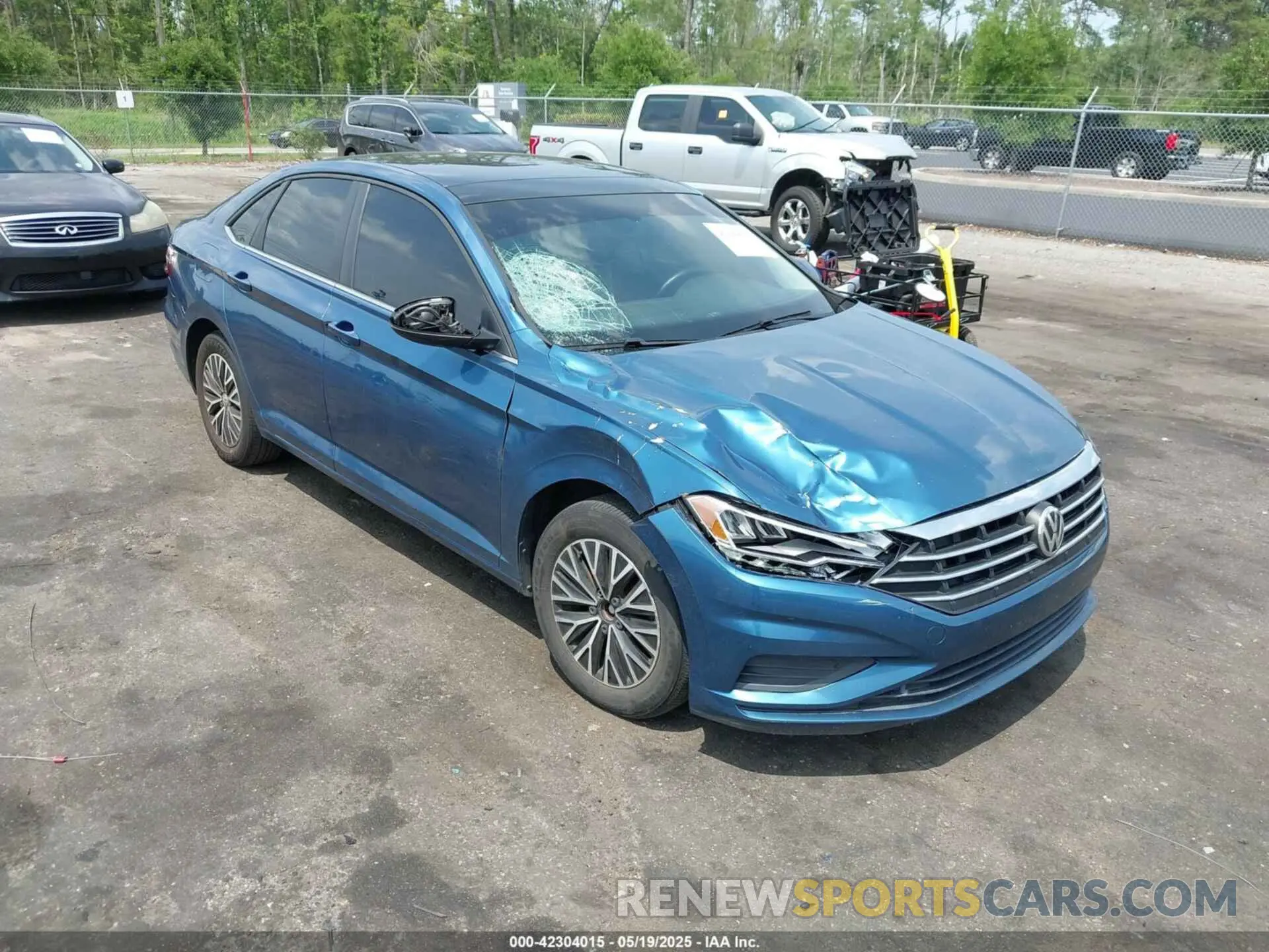 1 Photograph of a damaged car 3VWCB7BU8KM187128 VOLKSWAGEN JETTA 2019