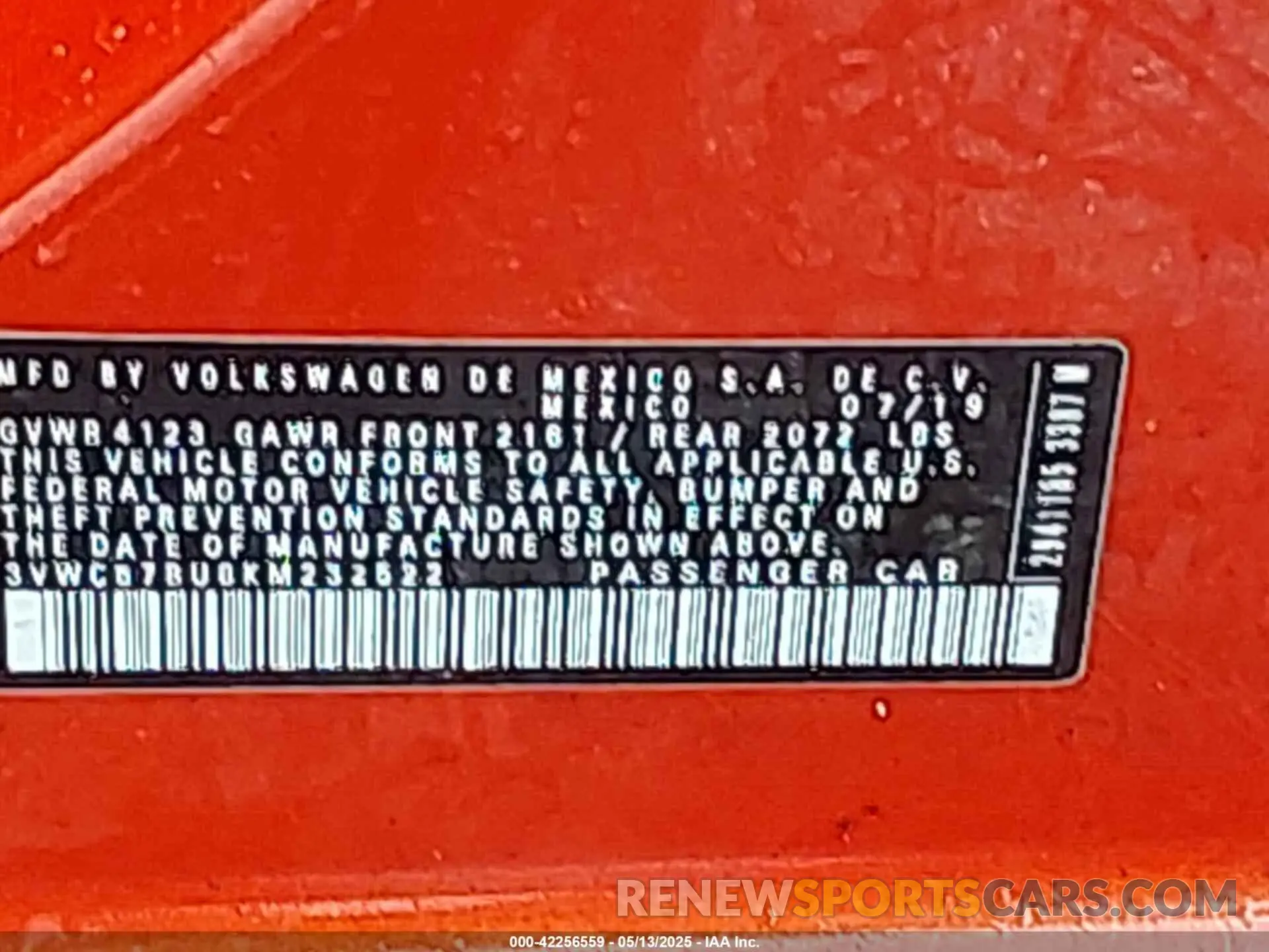 9 Фотография поврежденного автомобиля 3VWCB7BU8KM232522 VOLKSWAGEN JETTA 2019