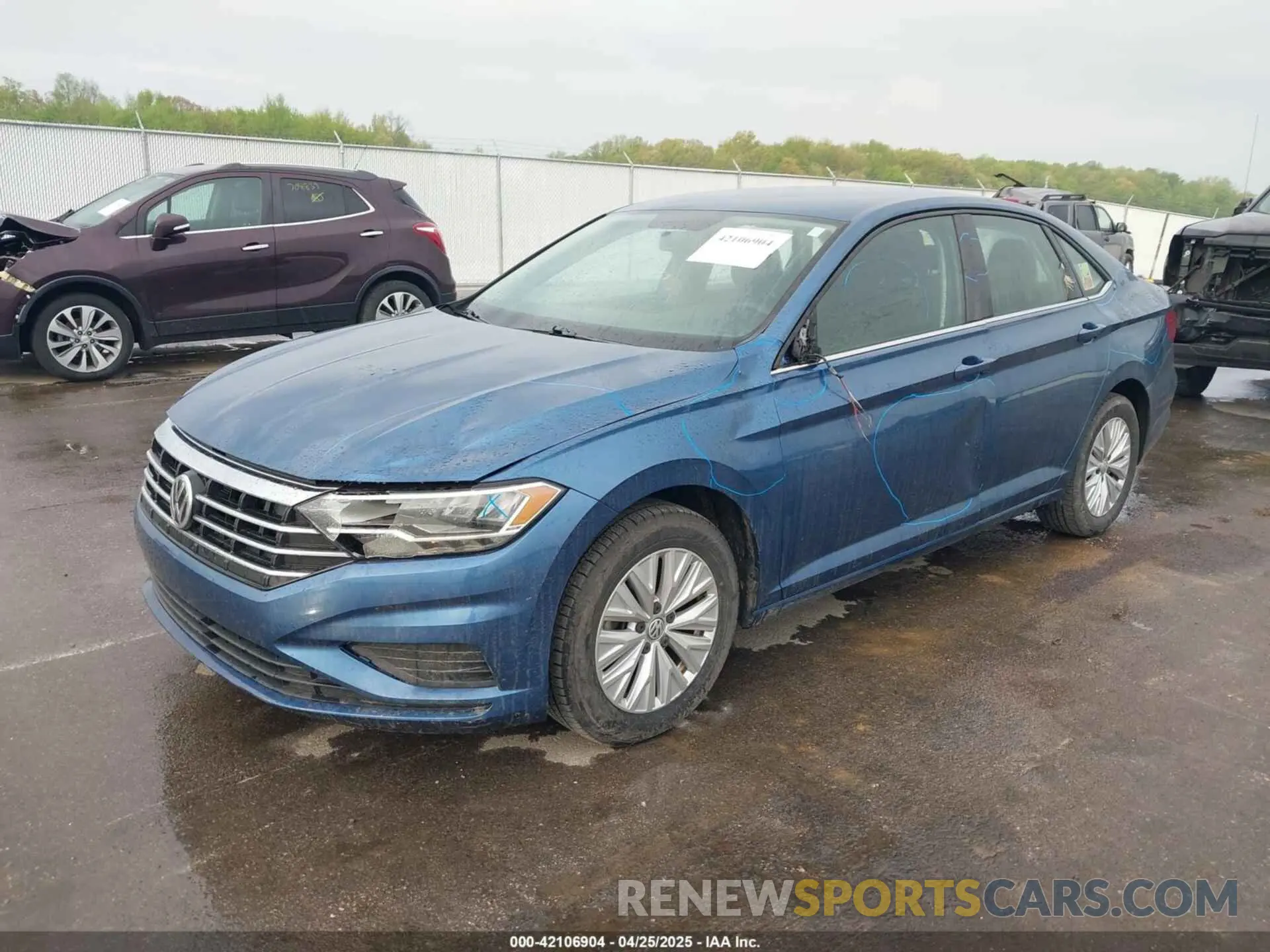 2 Фотография поврежденного автомобиля 3VWCB7BUXKM180195 VOLKSWAGEN JETTA 2019