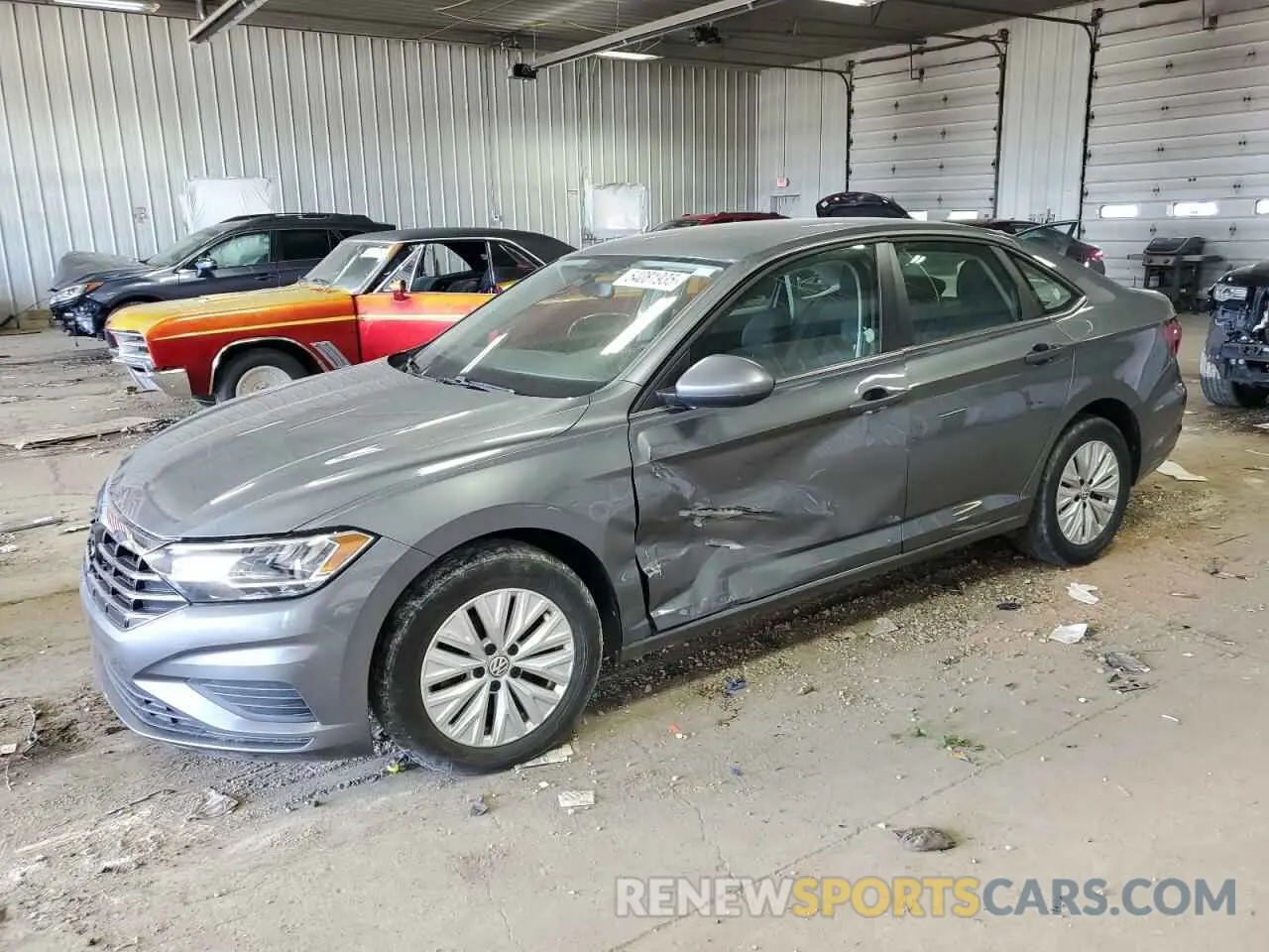 1 Photograph of a damaged car 3VWCB7BUXKM249337 VOLKSWAGEN JETTA 2019