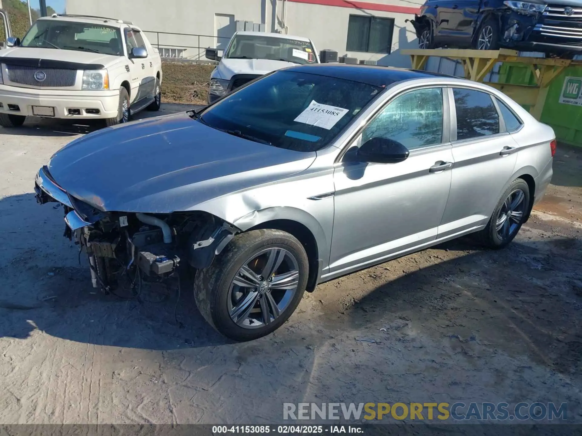 2 Photograph of a damaged car 3VWCB7BUXKM253324 VOLKSWAGEN JETTA 2019