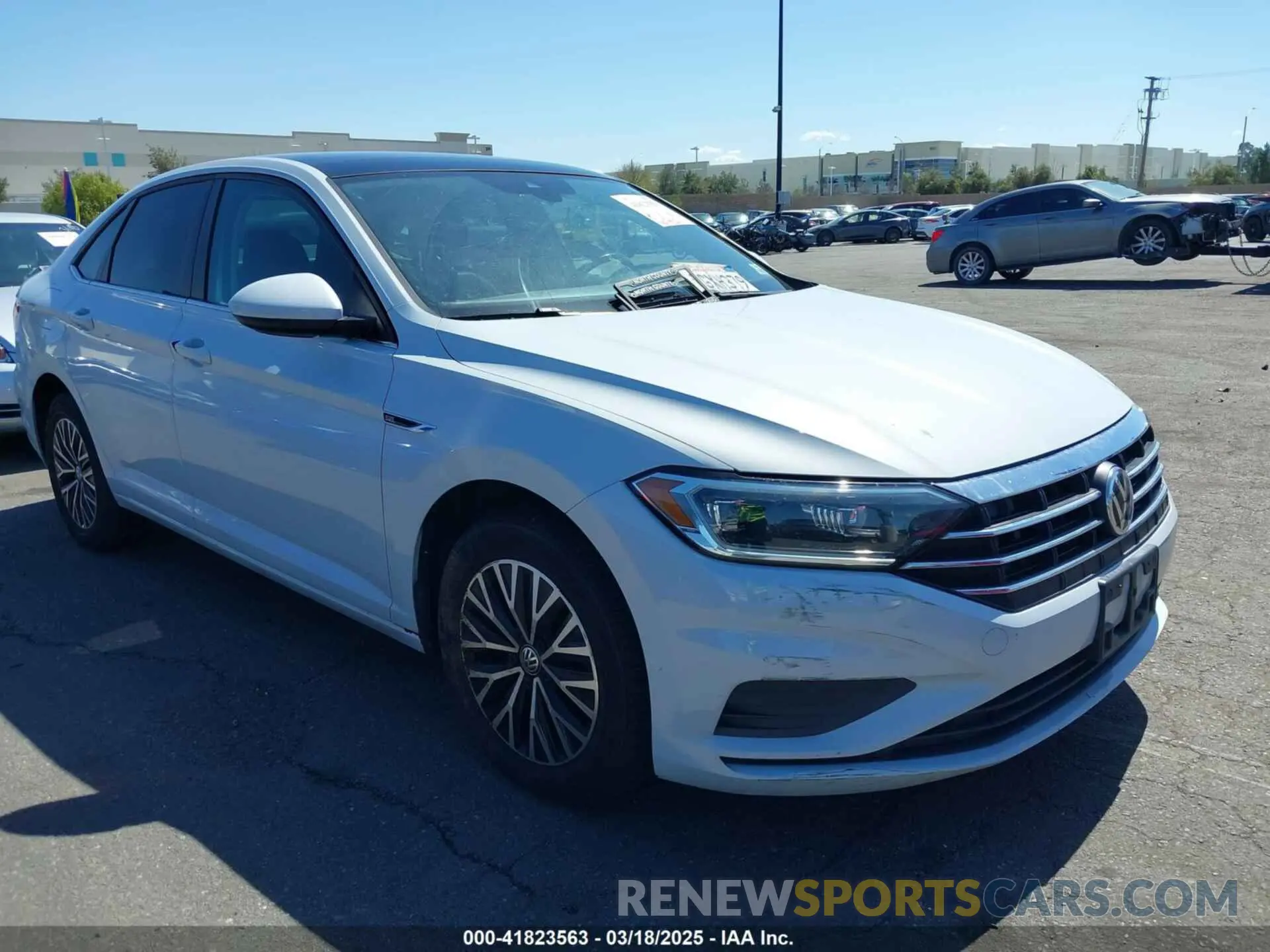 1 Photograph of a damaged car 3VWE57BU0KM118403 VOLKSWAGEN JETTA 2019
