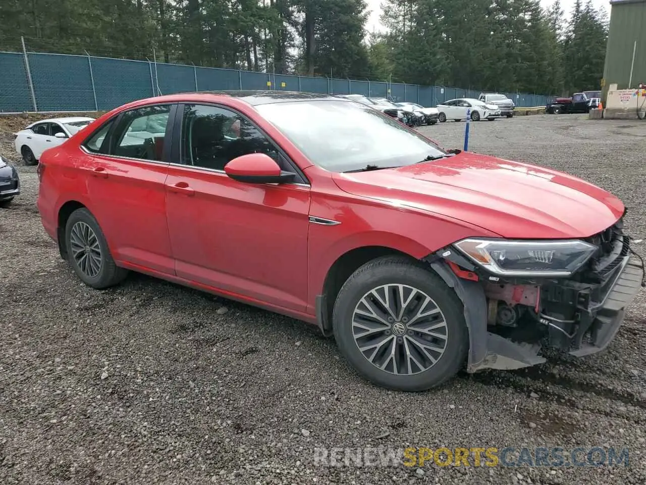 4 Photograph of a damaged car 3VWE57BU1KM052119 VOLKSWAGEN JETTA 2019