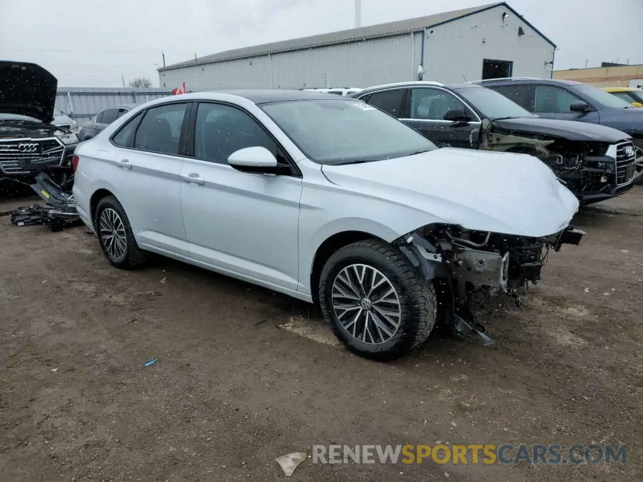 4 Photograph of a damaged car 3VWE57BU2KM048631 VOLKSWAGEN JETTA 2019