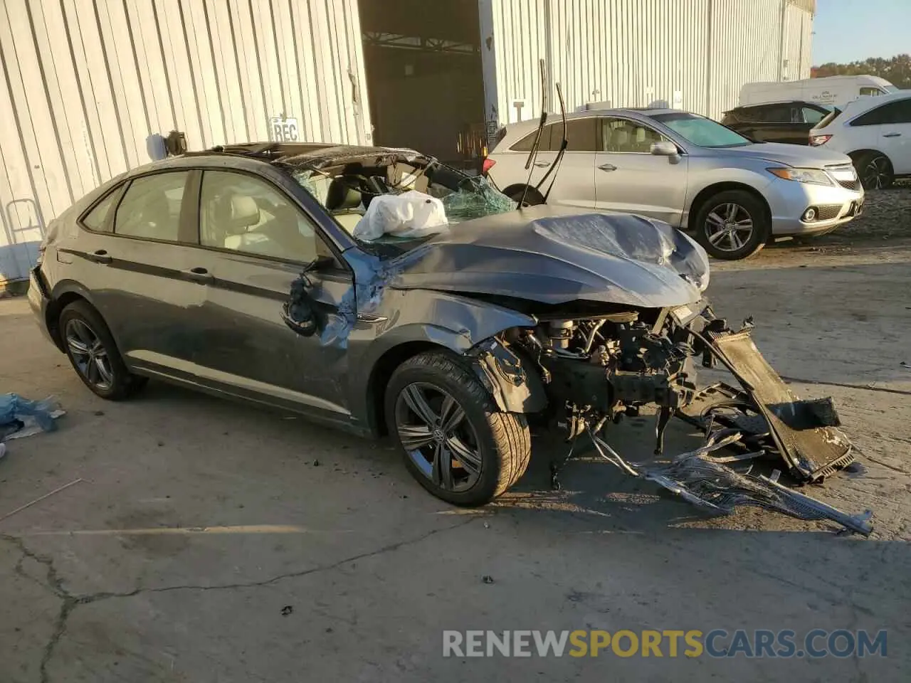4 Фотография поврежденного автомобиля 3VWE57BU3KM011572 VOLKSWAGEN JETTA 2019