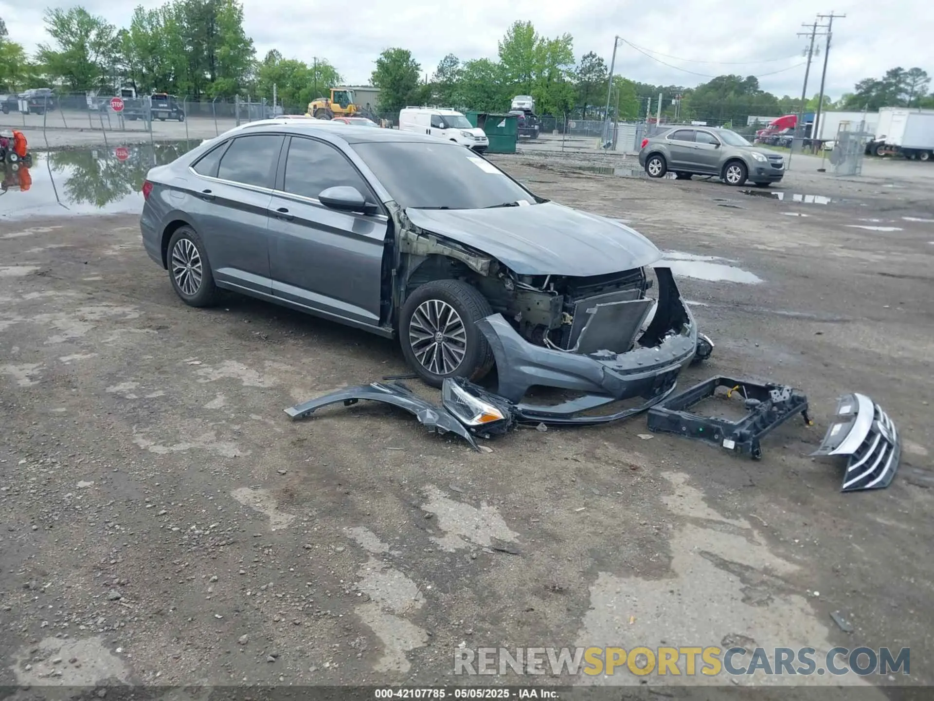 1 Photograph of a damaged car 3VWE57BU3KM062523 VOLKSWAGEN JETTA 2019