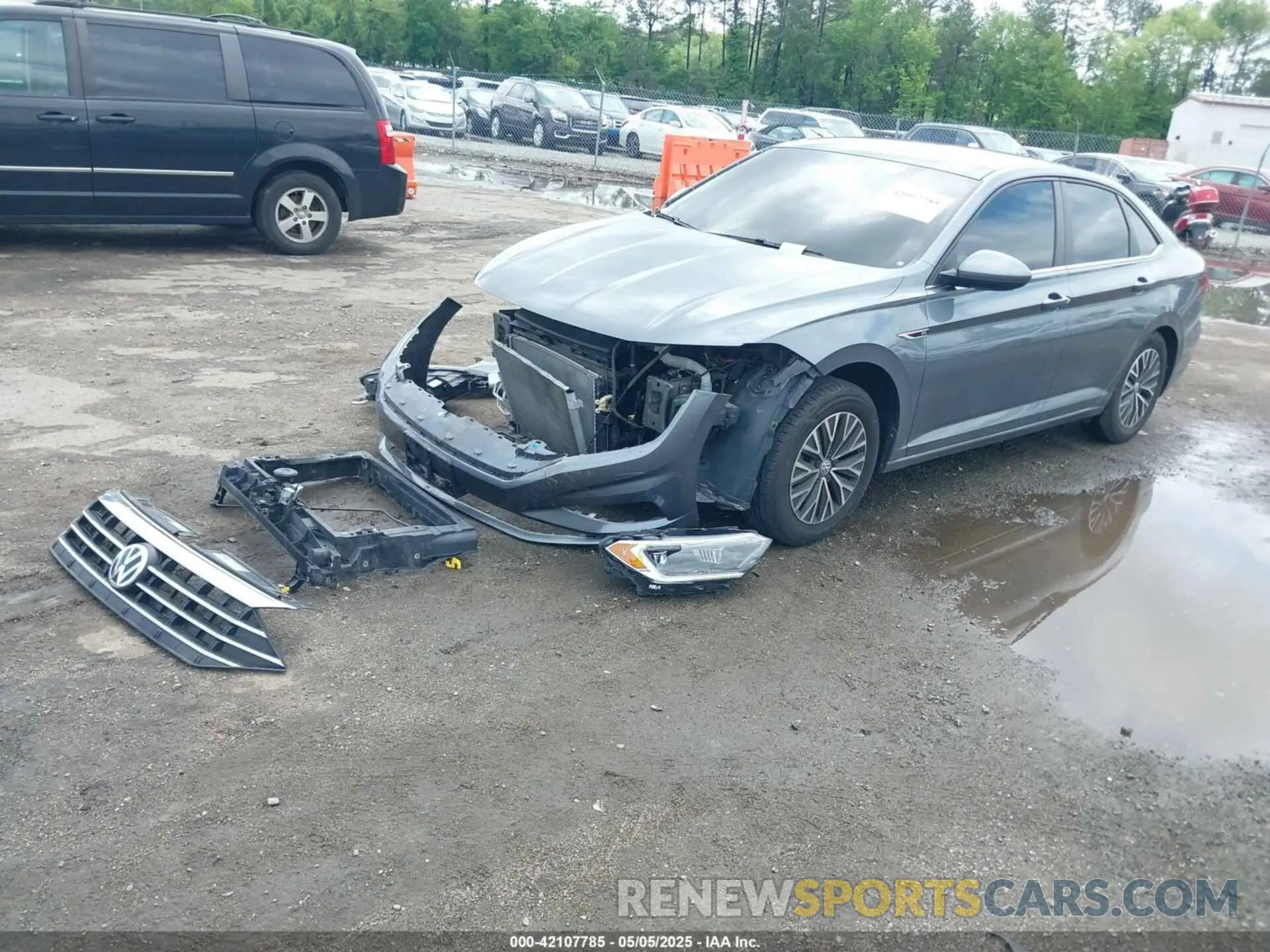 2 Photograph of a damaged car 3VWE57BU3KM062523 VOLKSWAGEN JETTA 2019
