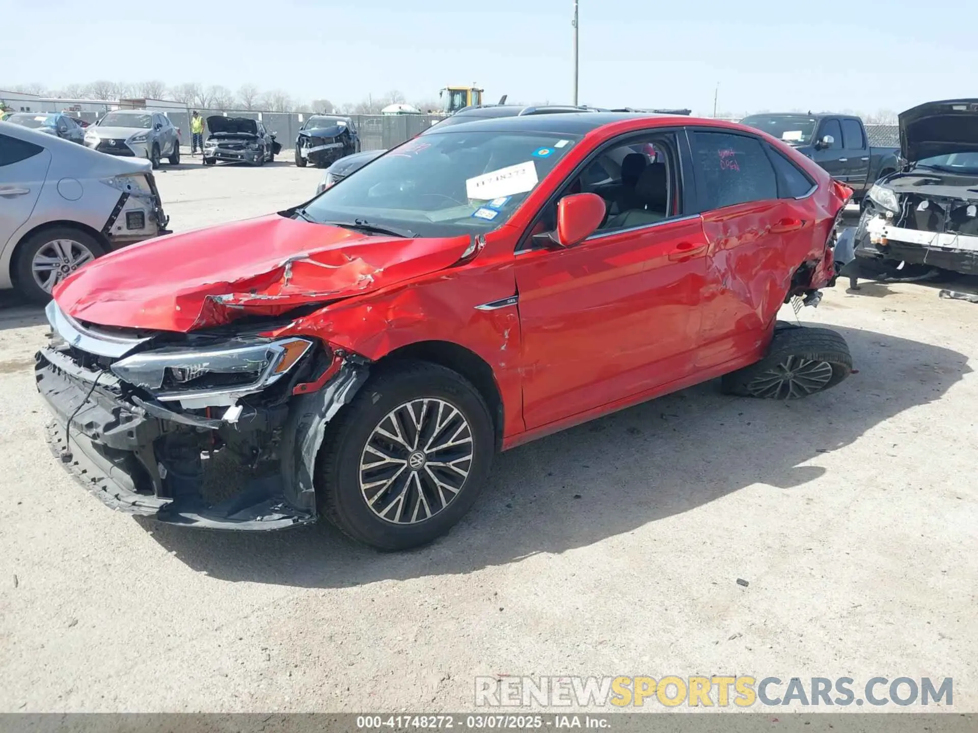 2 Фотография поврежденного автомобиля 3VWE57BU4KM110398 VOLKSWAGEN JETTA 2019