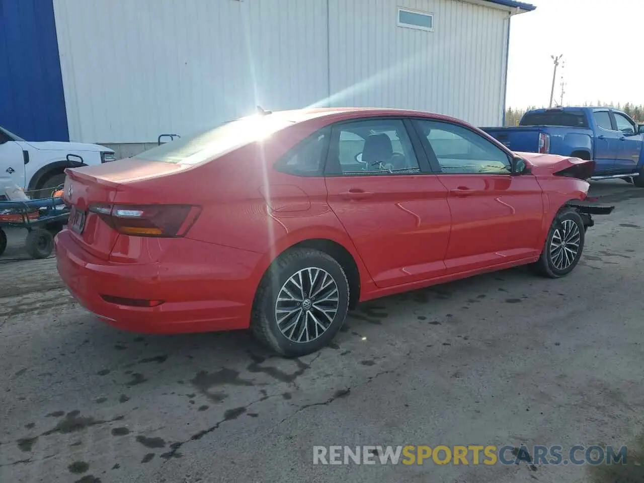 3 Photograph of a damaged car 3VWE57BU5KM194084 VOLKSWAGEN JETTA 2019