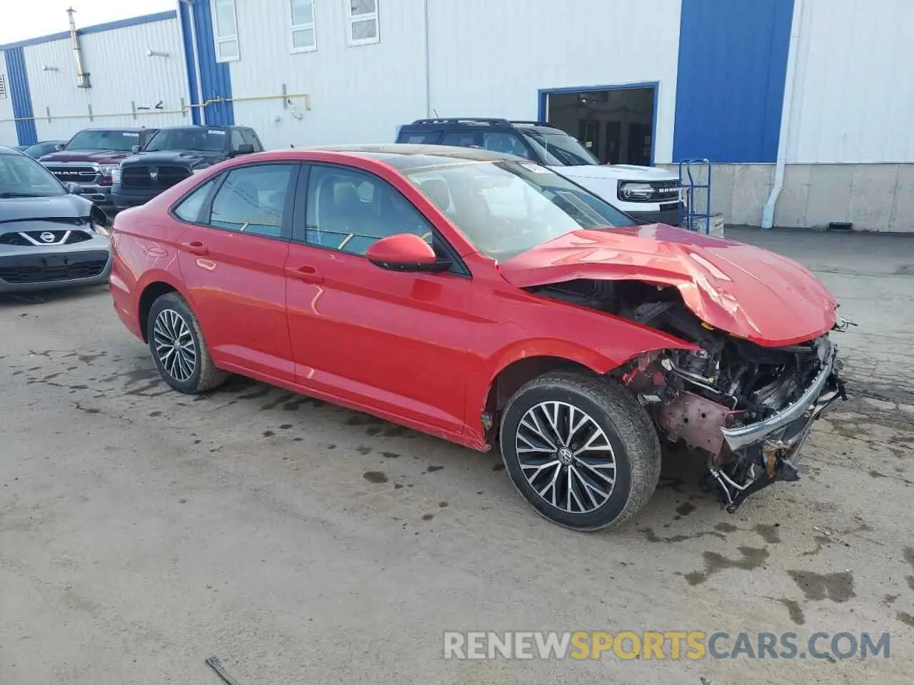 4 Photograph of a damaged car 3VWE57BU5KM194084 VOLKSWAGEN JETTA 2019