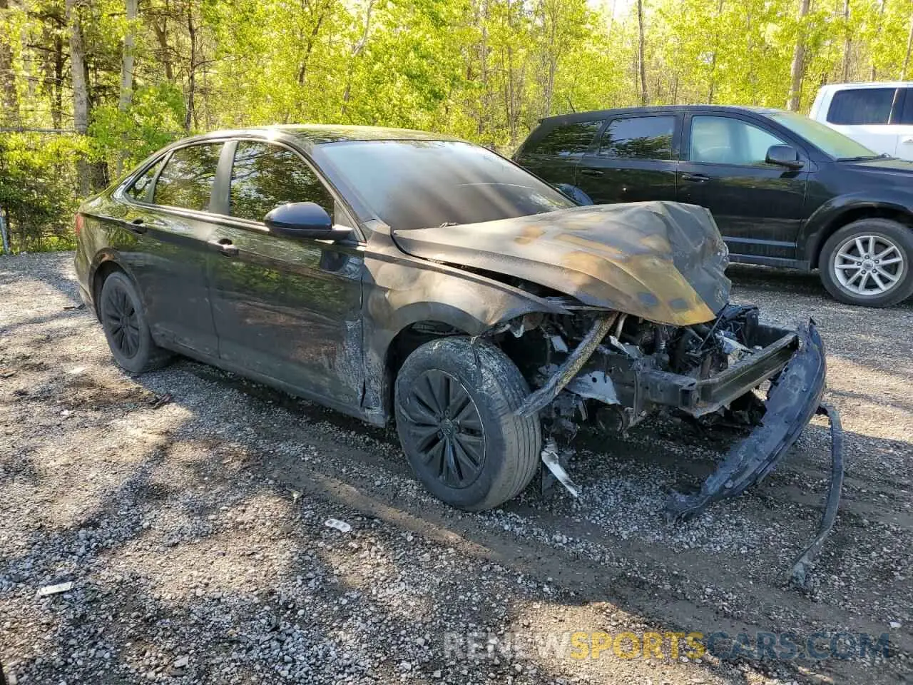 4 Photograph of a damaged car 3VWE57BU9KM041272 VOLKSWAGEN JETTA 2019