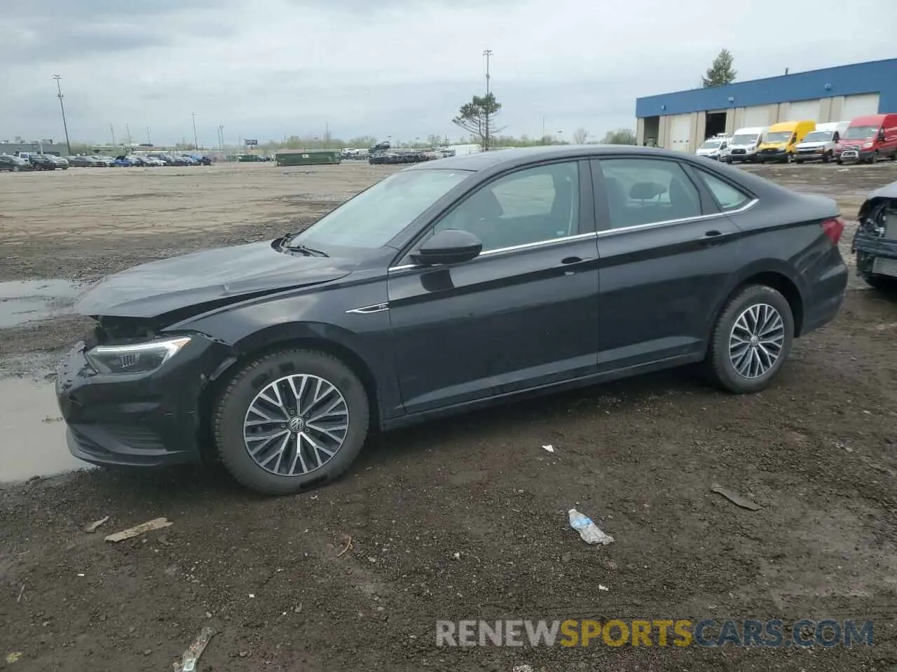 1 Photograph of a damaged car 3VWE57BU9KM152369 VOLKSWAGEN JETTA 2019