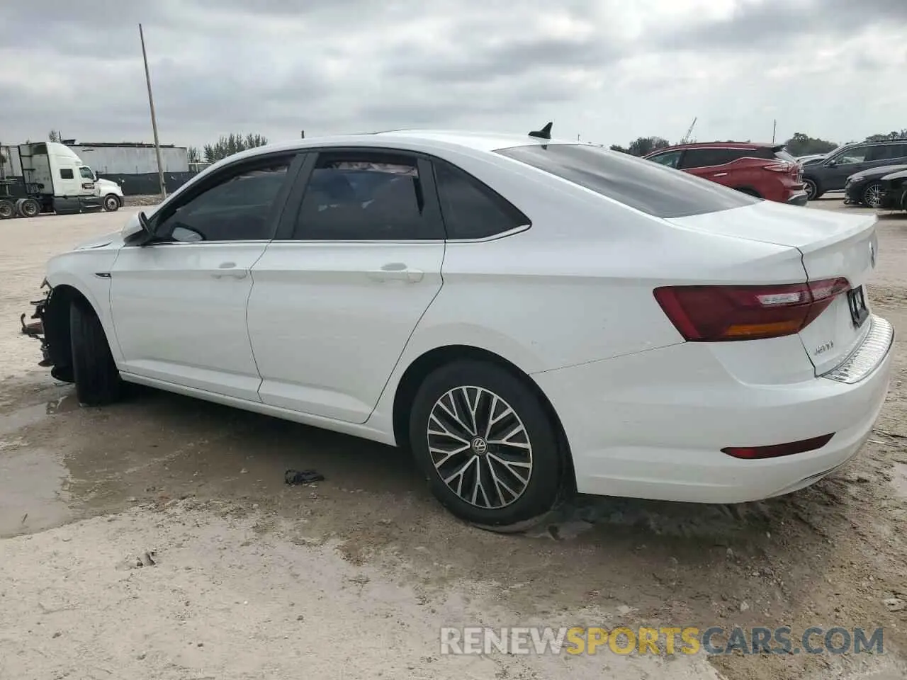 2 Photograph of a damaged car 3VWEB7BU0KM229901 VOLKSWAGEN JETTA 2019