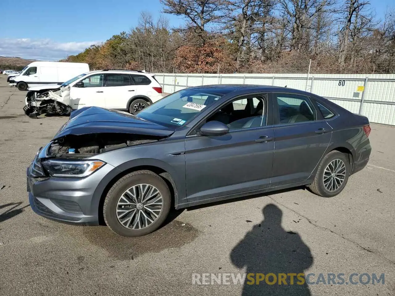 1 Photograph of a damaged car 3VWEB7BU3KM202031 VOLKSWAGEN JETTA 2019