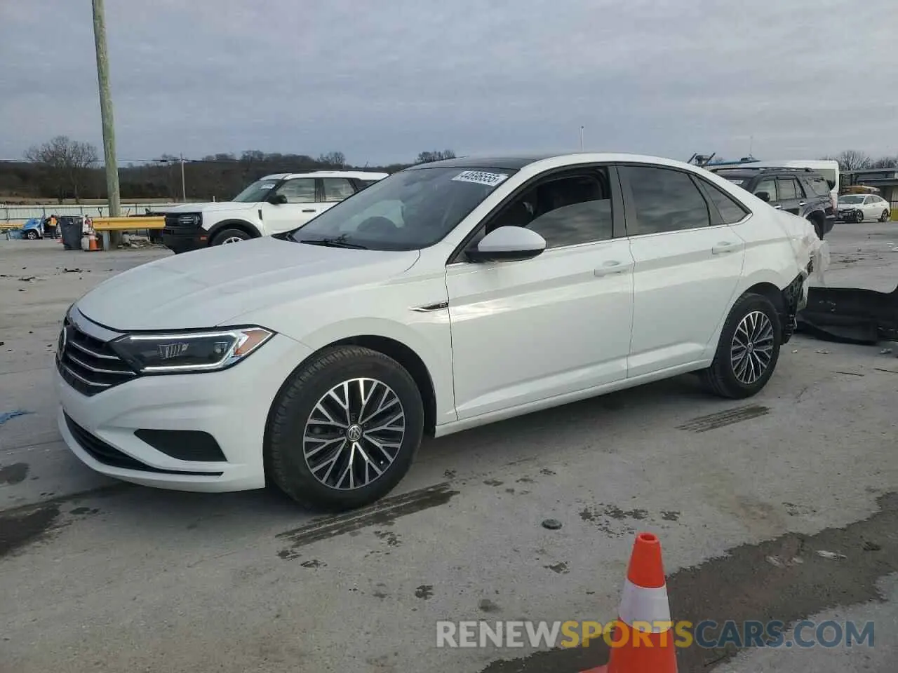 1 Photograph of a damaged car 3VWEB7BU3KM244067 VOLKSWAGEN JETTA 2019